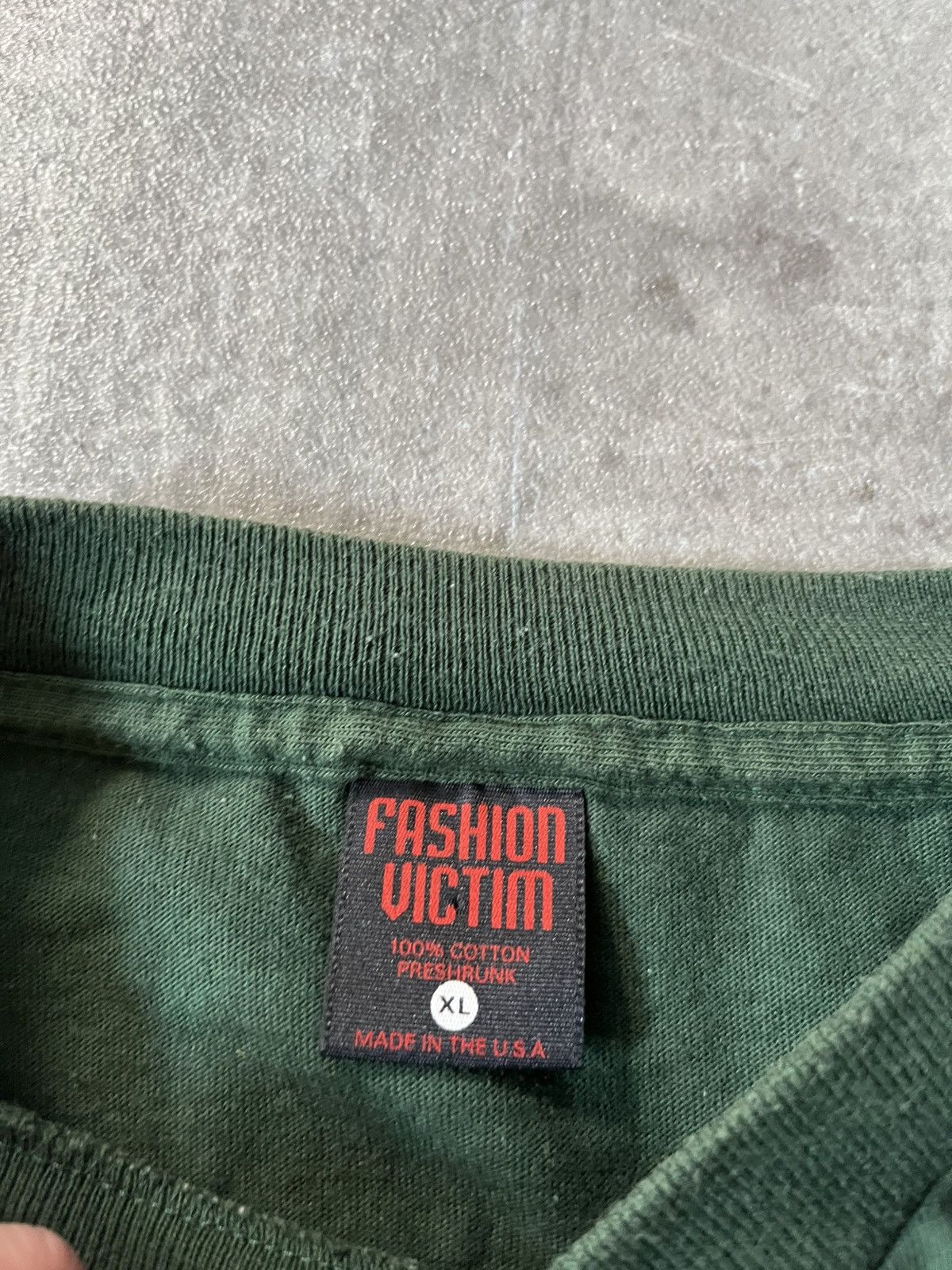 Alien Workshop Vintage Fashion Victim alien green T-shirt 1995 rare Size US XL / EU 56 / 4 - 6 Thumbnail