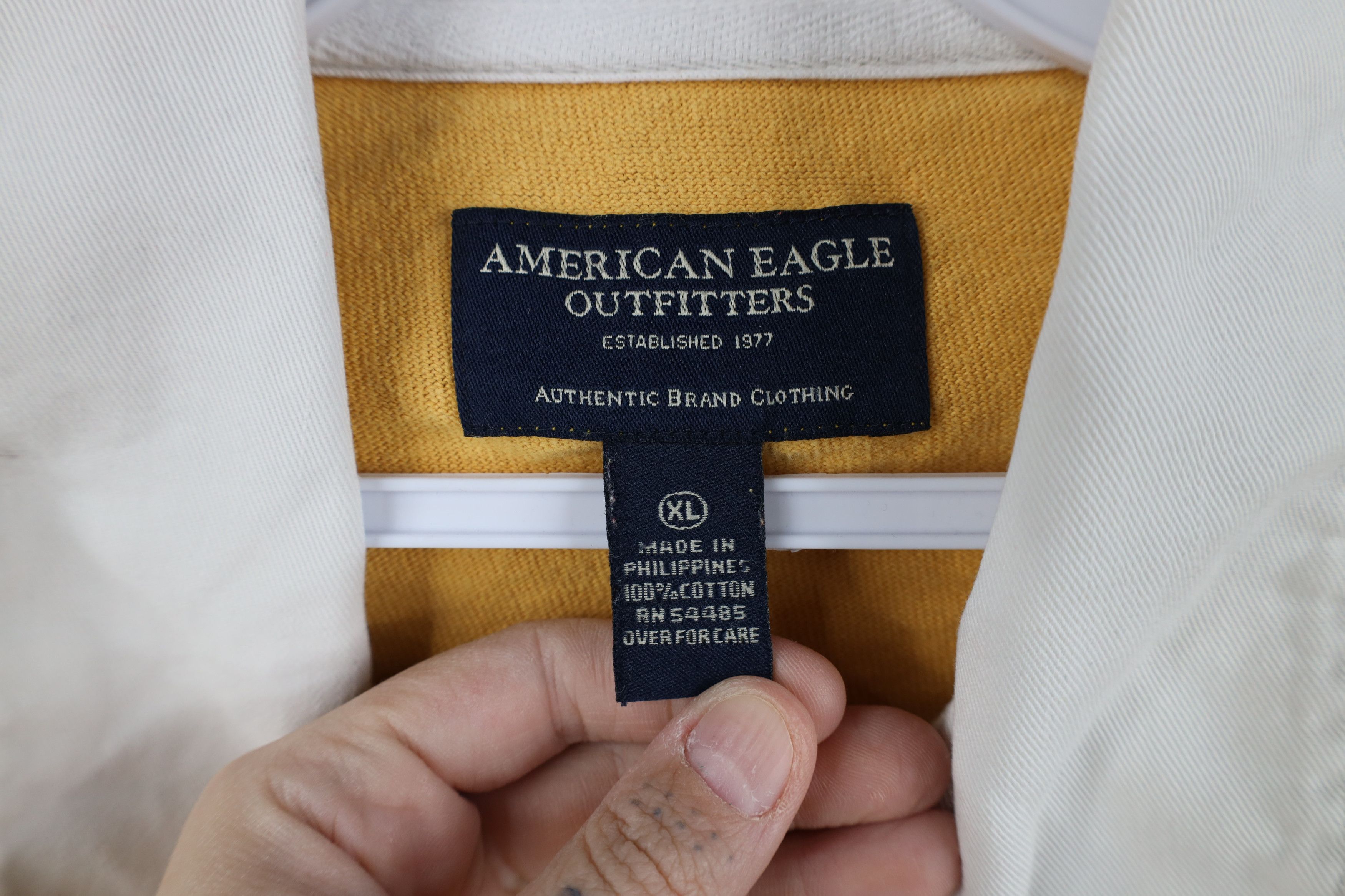 American Eagle Outfitters Vintage American Eagle Outfitters Long Sleeve Rugby Polo Size US XL / EU 56 / 4 - 6 Thumbnail