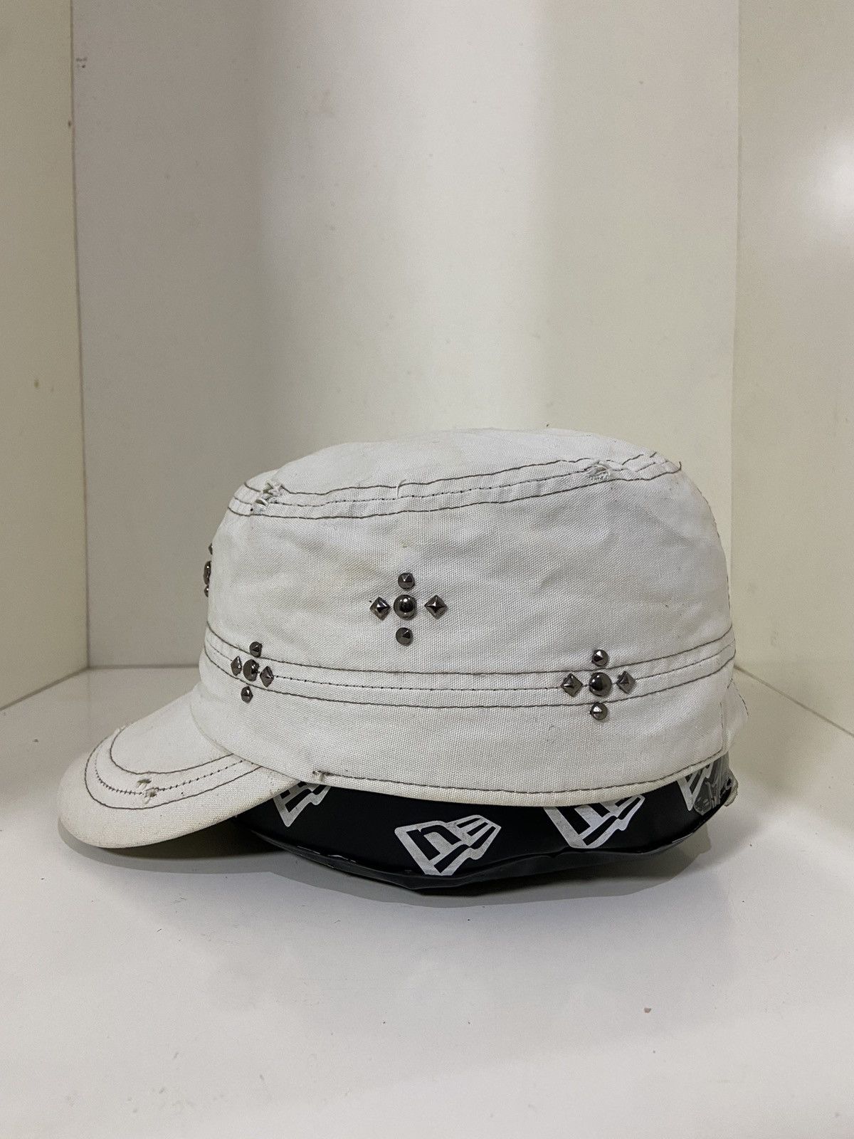 Japanese Brand Vintage Y2K chunglim denim patrol hat Size ONE SIZE - 4 Thumbnail