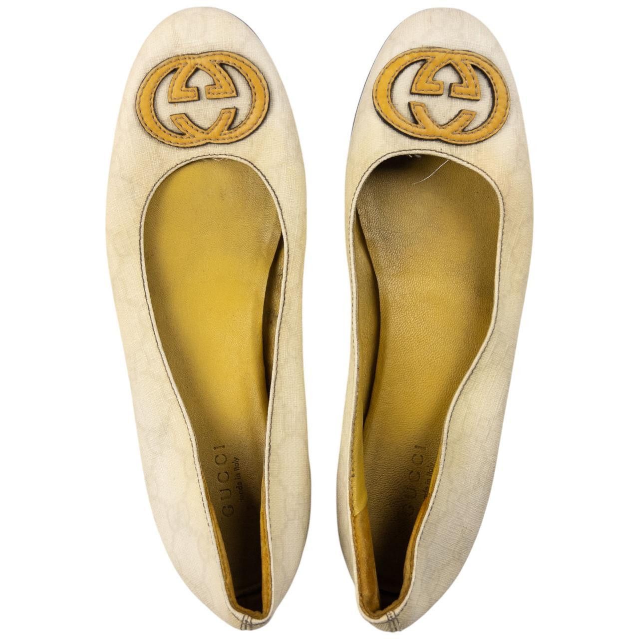 Gucci Vintage Gucci Monogram Ballet Flat Shoes Womens Size UK 7.5 Size US 7.5 / IT 37.5 - 2 Thumbnail
