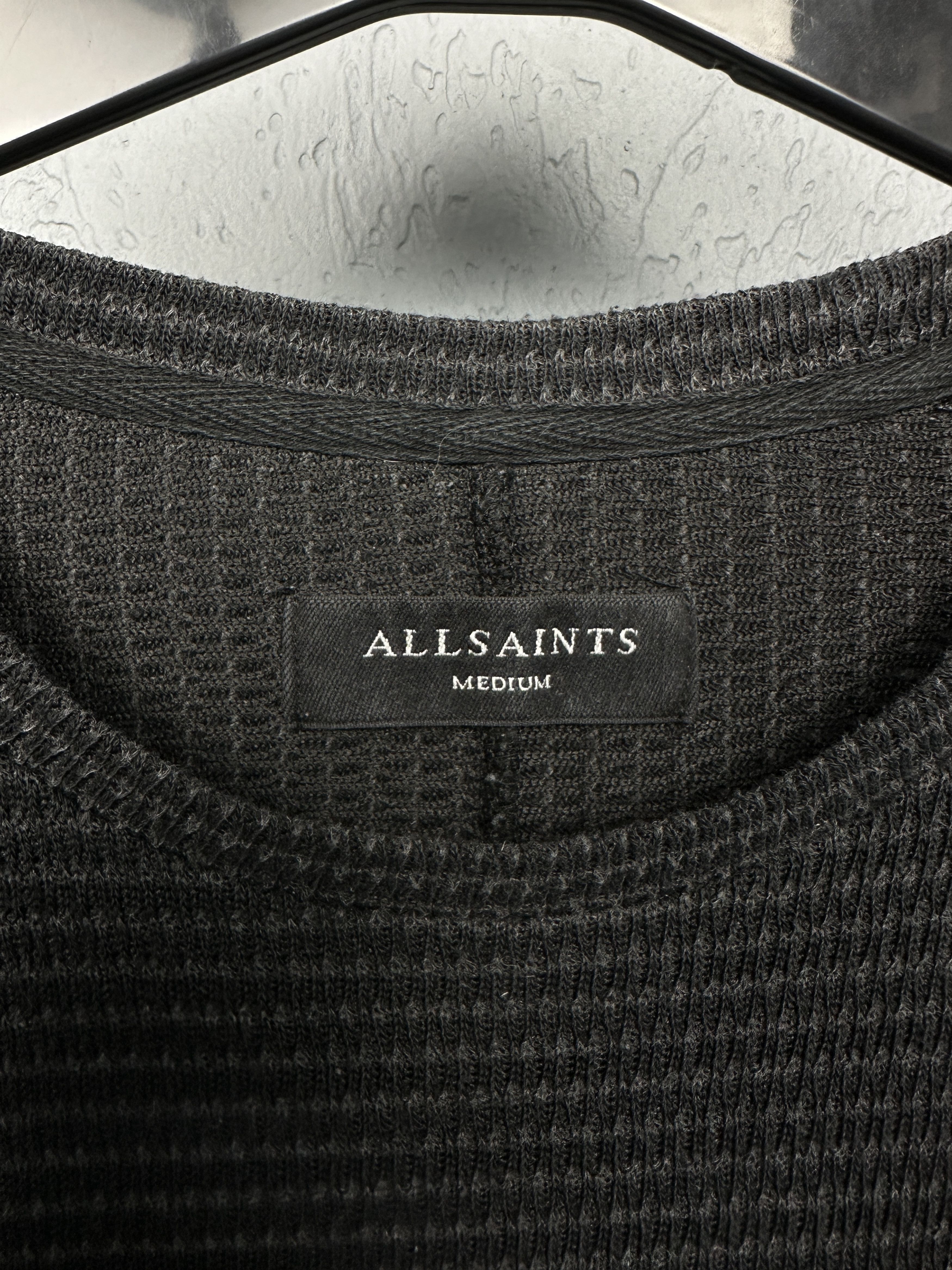 Allsaints Allsaints Mens Alpine Stripe Crew Neck Sweater Size US M / EU 48-50 / 2 - 3 Thumbnail