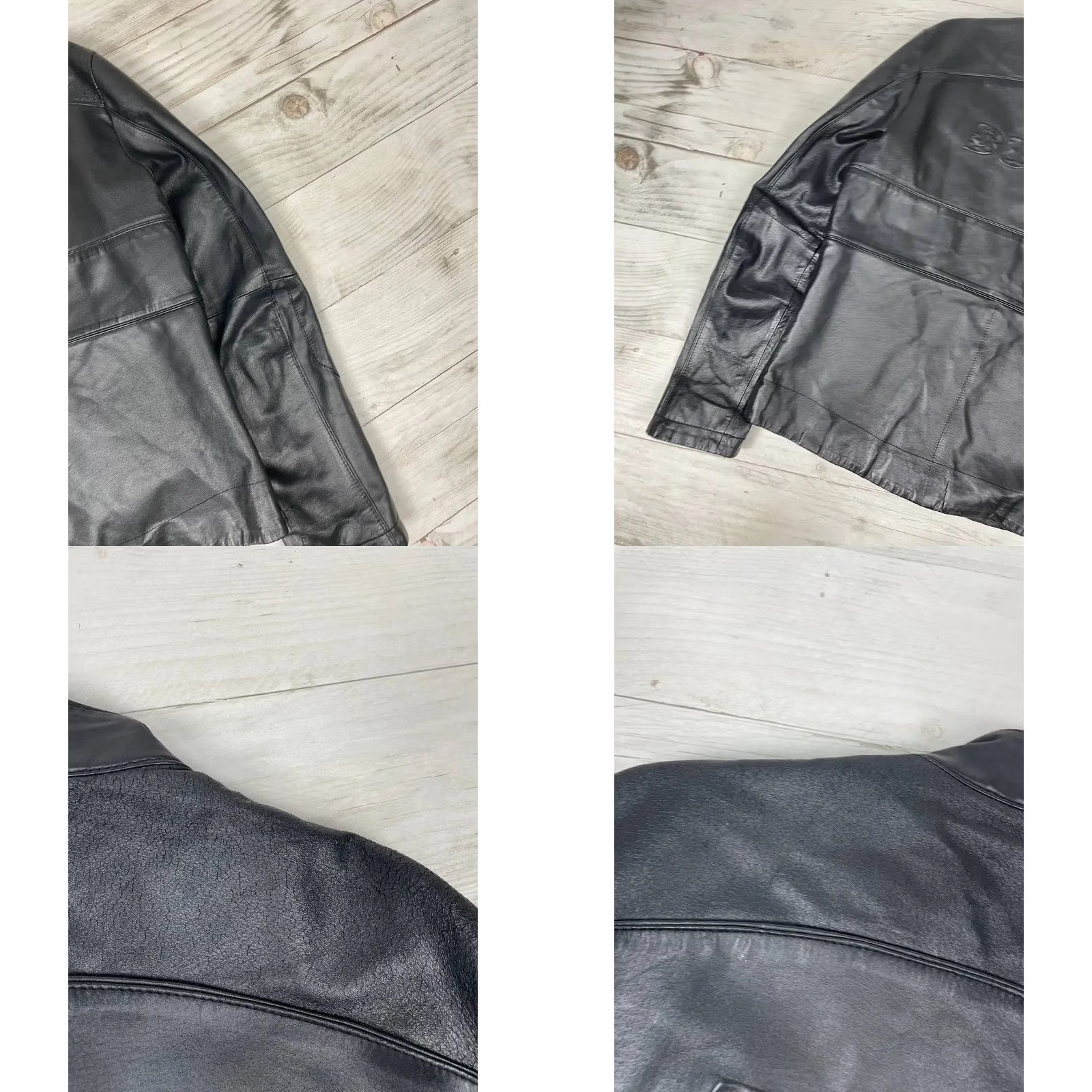 Puma PUMA Motorcycle Jacket Leather Big Logo Racing Moto Bike Y2K Men Size M Black Size US M / EU 48-50 / 2 - 11 Thumbnail