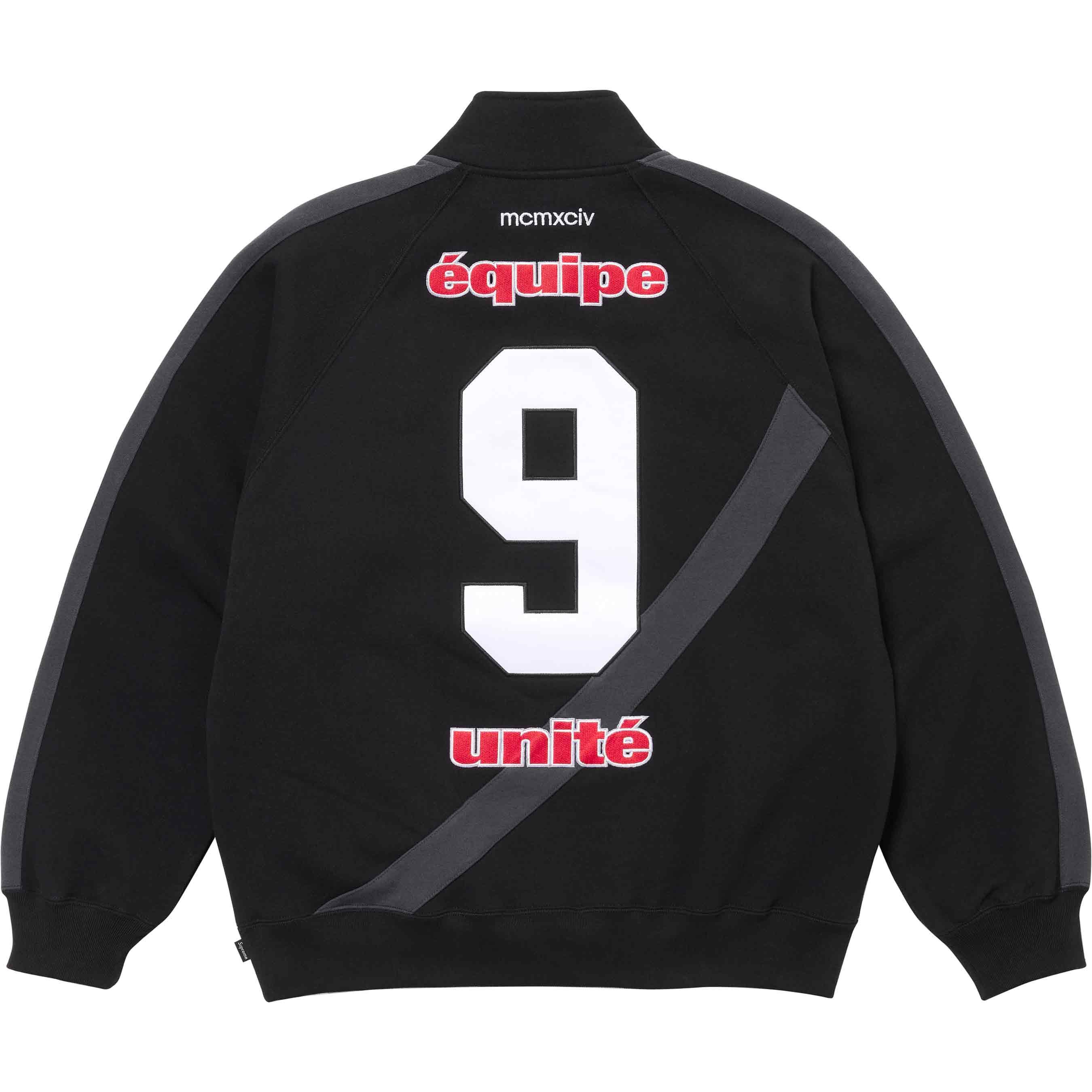 Supreme Supreme Equipé Half Zip Sweatshirt Size US XL / EU 56 / 4 - 2 Thumbnail