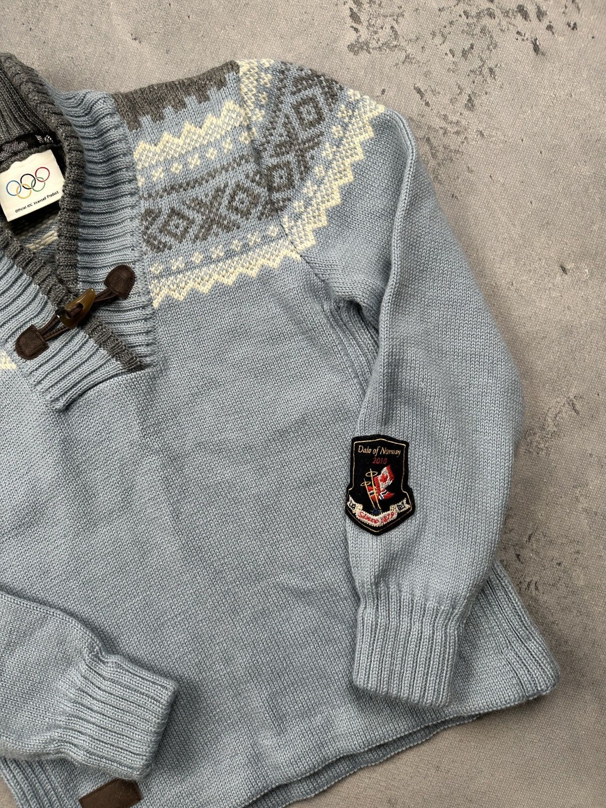 Dale Of Norway Dale Of Norway Olympic Nordic Knit Wool Sweater Blue Grey Size S / US 4 / IT 40 - 4 Thumbnail
