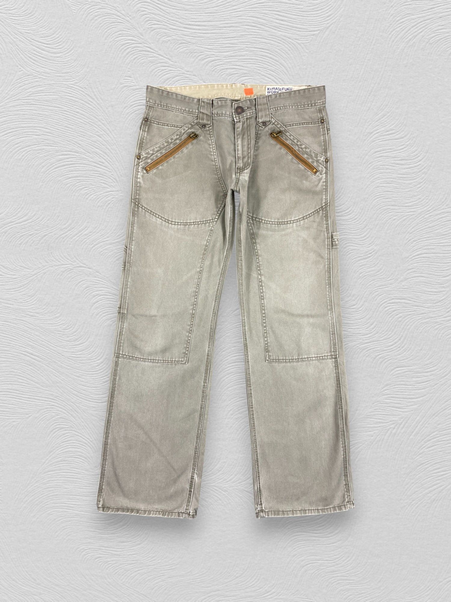 Japanese Brand Kurasufuku Workwear Japanesse Cargo Multipocket Pants -CP272 Size US 34 / EU 50 - 1 Thumbnail