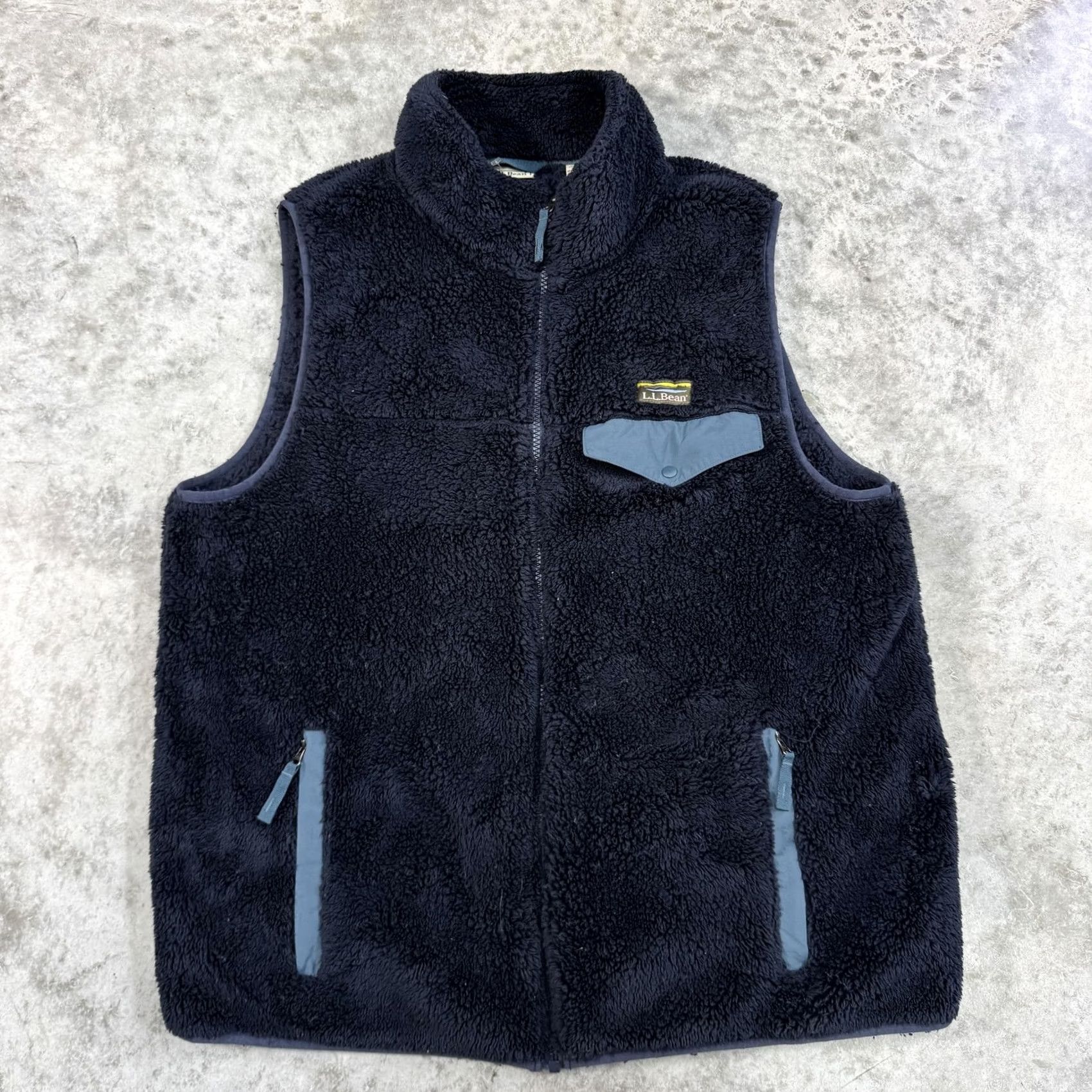 Vintage LL Bean Fleece Vest Mens Large Sherpa Full Zip Outdoors Pockets Warm L.L.Bean Vest Size US L / EU 52-54 / 3 - 2 Thumbnail