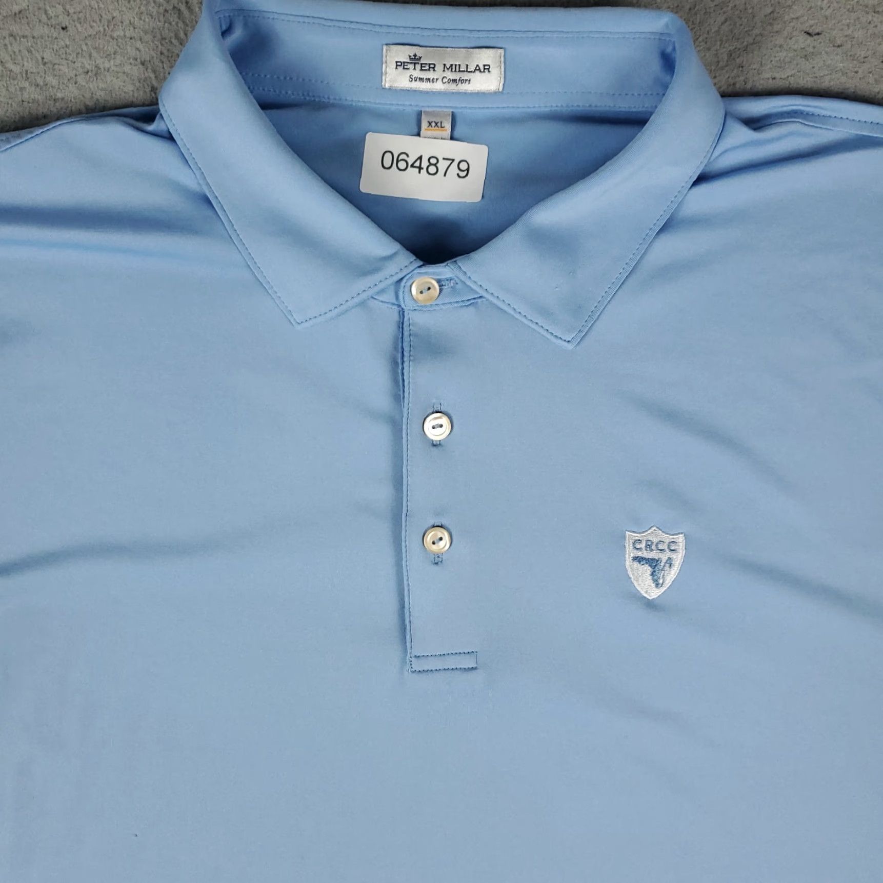 Peter Millar Peter Millar Polo Shirt Mens 2XL Light Blue Golf Summer Comfort Stained Polo Shirt Mens 2XL Blue Polo Shirt Mens 2XL Golf Summer Comfort Stained Size US XXL / EU 58 / 5 - 2 Thumbnail