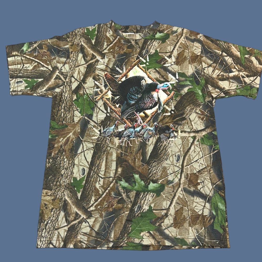Realtree Vintage Jon Q Wright Shirt Mens Large Realtree Hardwoods Camo Turkey Deadstock Shirt Mens Large Realtree Hardwoods Camo Turkey Deadstock Size US L / EU 52-54 / 3 - 1 Thumbnail
