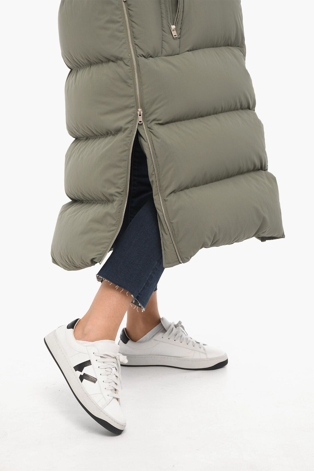 Y-3 × Yohji Yamamoto og1mm0824 Down Jacket with Hood in Green Size XS / US 0-2 / IT 36-38 - 4 Thumbnail