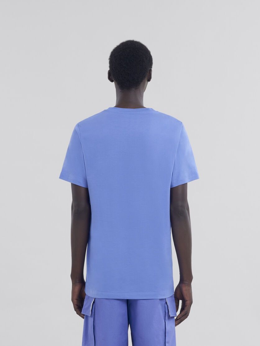 Marni o1f1d3z0326 Crew Neck T-Shirt in Blue Size US M / EU 48-50 / 2 - 3 Thumbnail