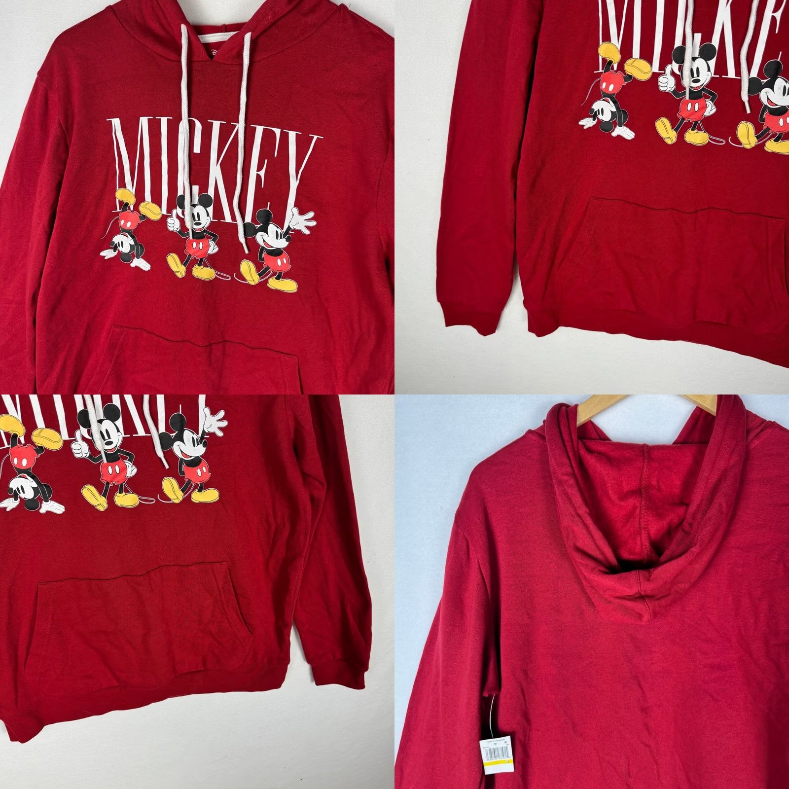 Disney Disney Mickey Mouse Red Graphic Fleece Hoodie Mens M Hybrid Apparel Size US M / EU 48-50 / 2 - 8 Thumbnail