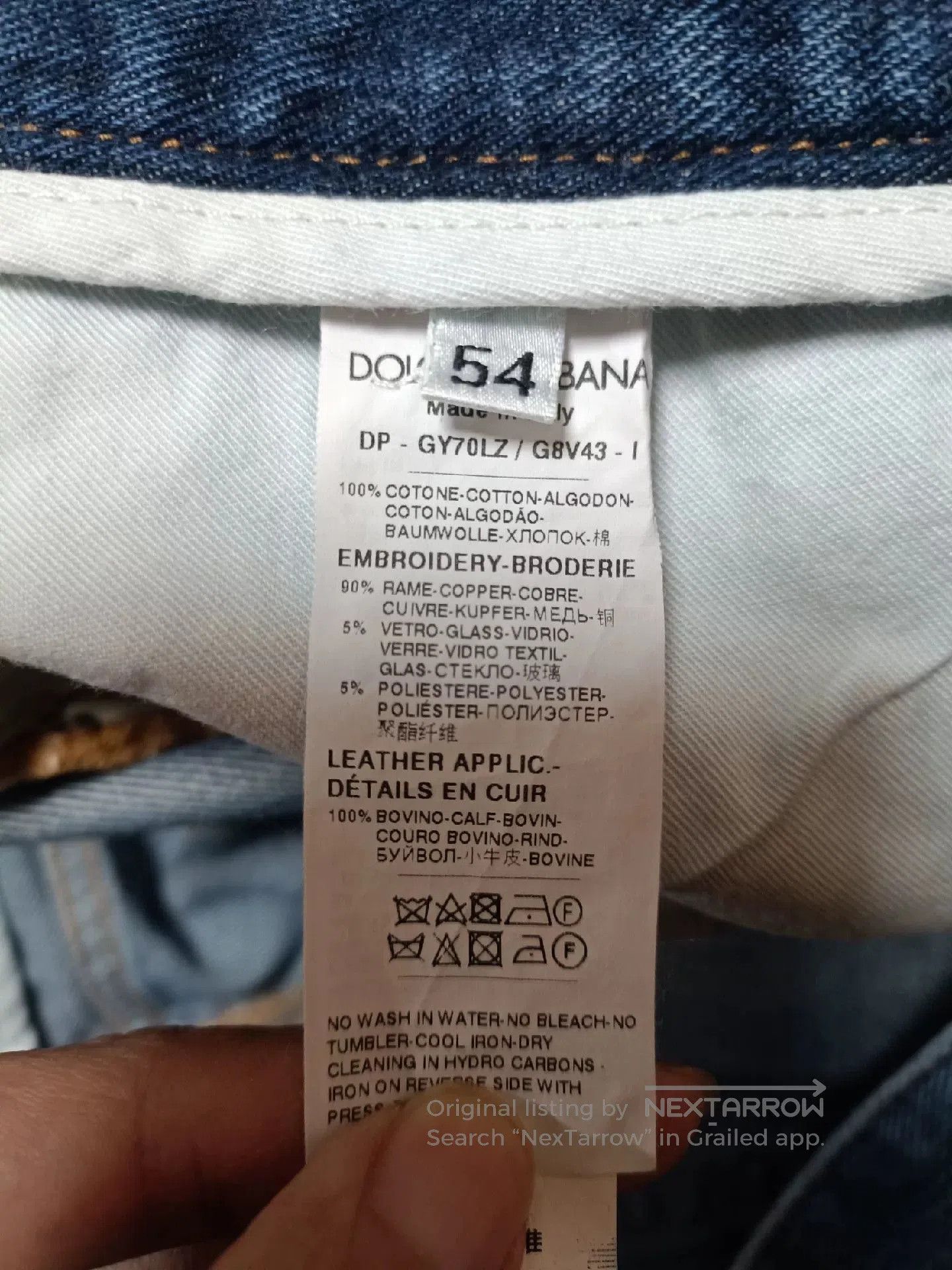 Dolce & Gabbana Dolce & Gabbana Sacred Heart Crown Bee Jeans. Size US 36 / EU 52 - 9 Thumbnail