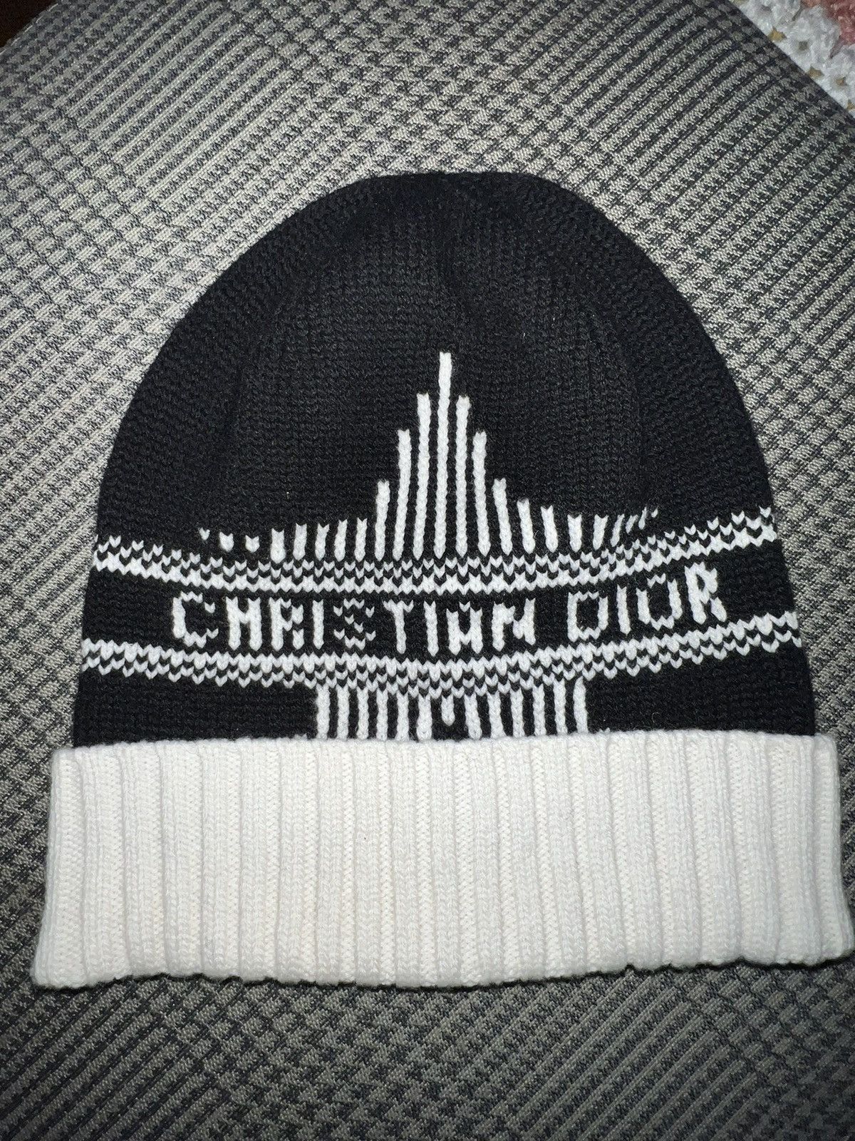 Christian Dior Monsieur Christian Dior Beanie Wool Cashmere star alps ski Size ONE SIZE - 2 Thumbnail