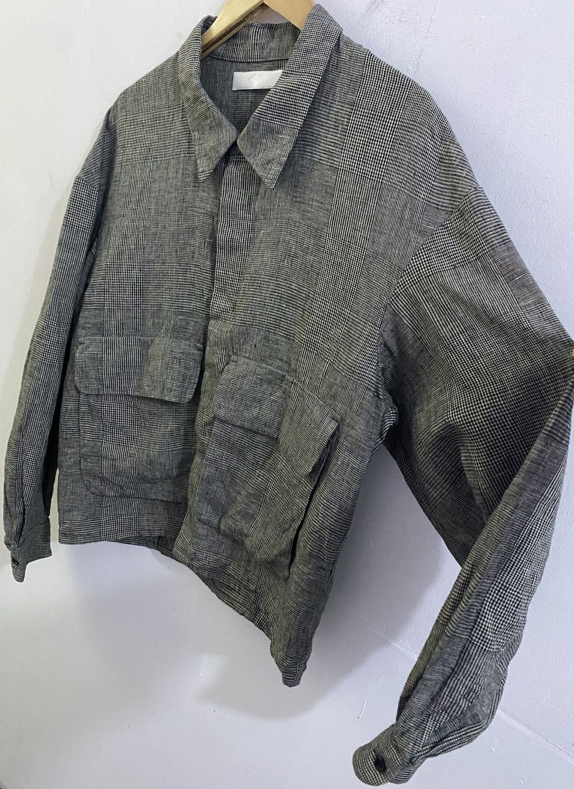 Japanese Brand ETHOSENS Flap Pockets Hidden Button Up Size US M / EU 48-50 / 2 - 4 Thumbnail
