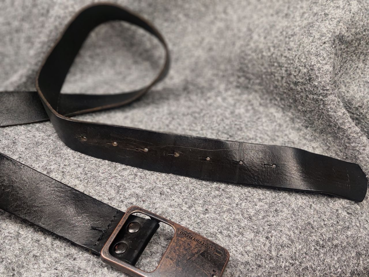 G-Star Vintage G Star Raw Leather Belt Logo If Six Was Nine Style Size ONE SIZE - 8 Thumbnail