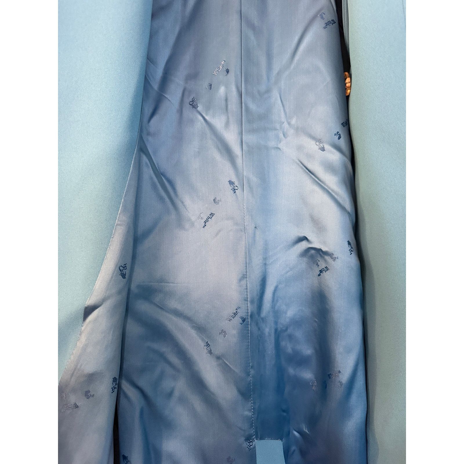 Off-White Off White NWT Women's Blue-White Cady Oversized Blazer Size L / US 10 / IT 46 - 8 Thumbnail