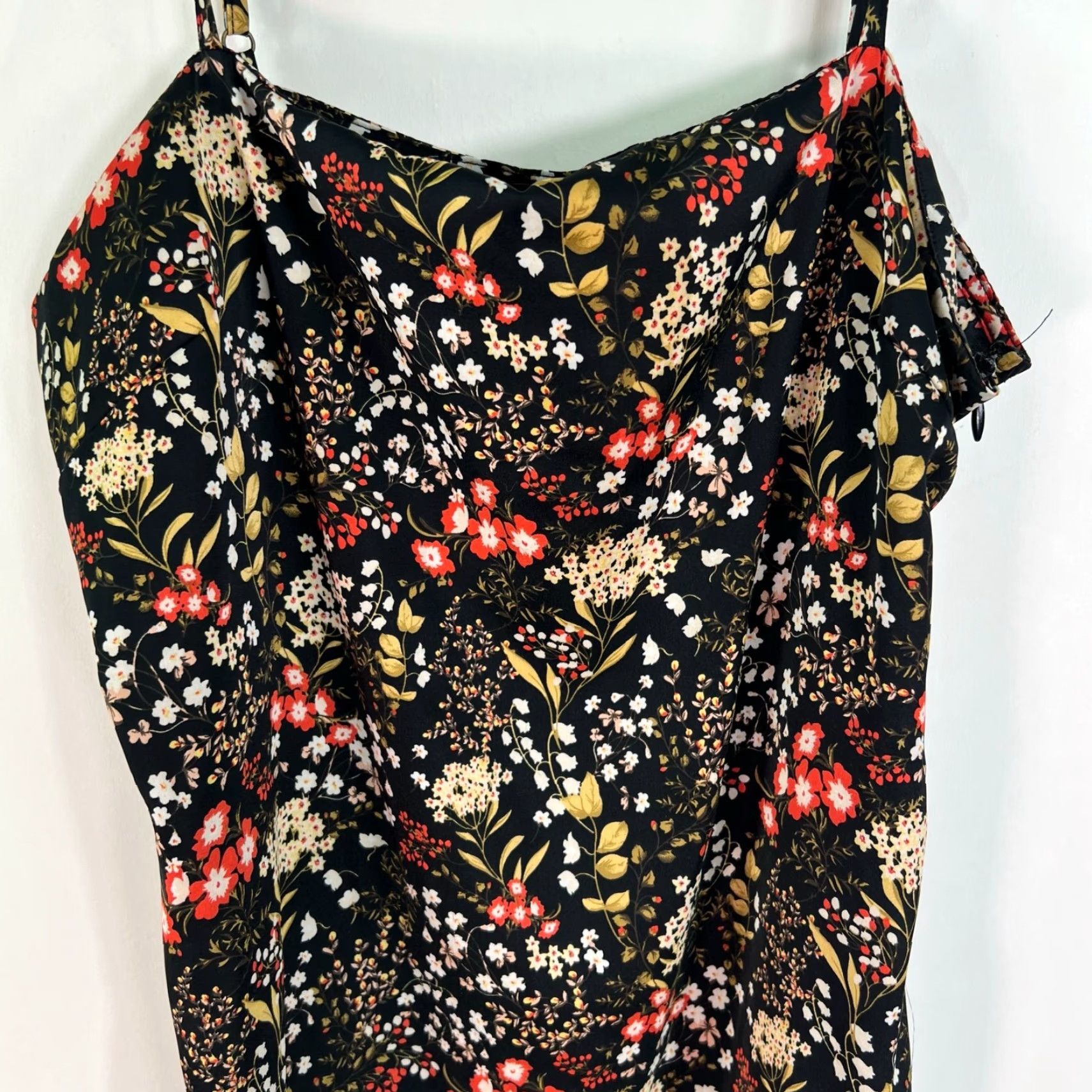 Forever 21 Forever 21 Floral Slip Dress Womens Size M Black Casual Cocktail Summer Size M / US 6-8 / IT 42-44 - 2 Thumbnail