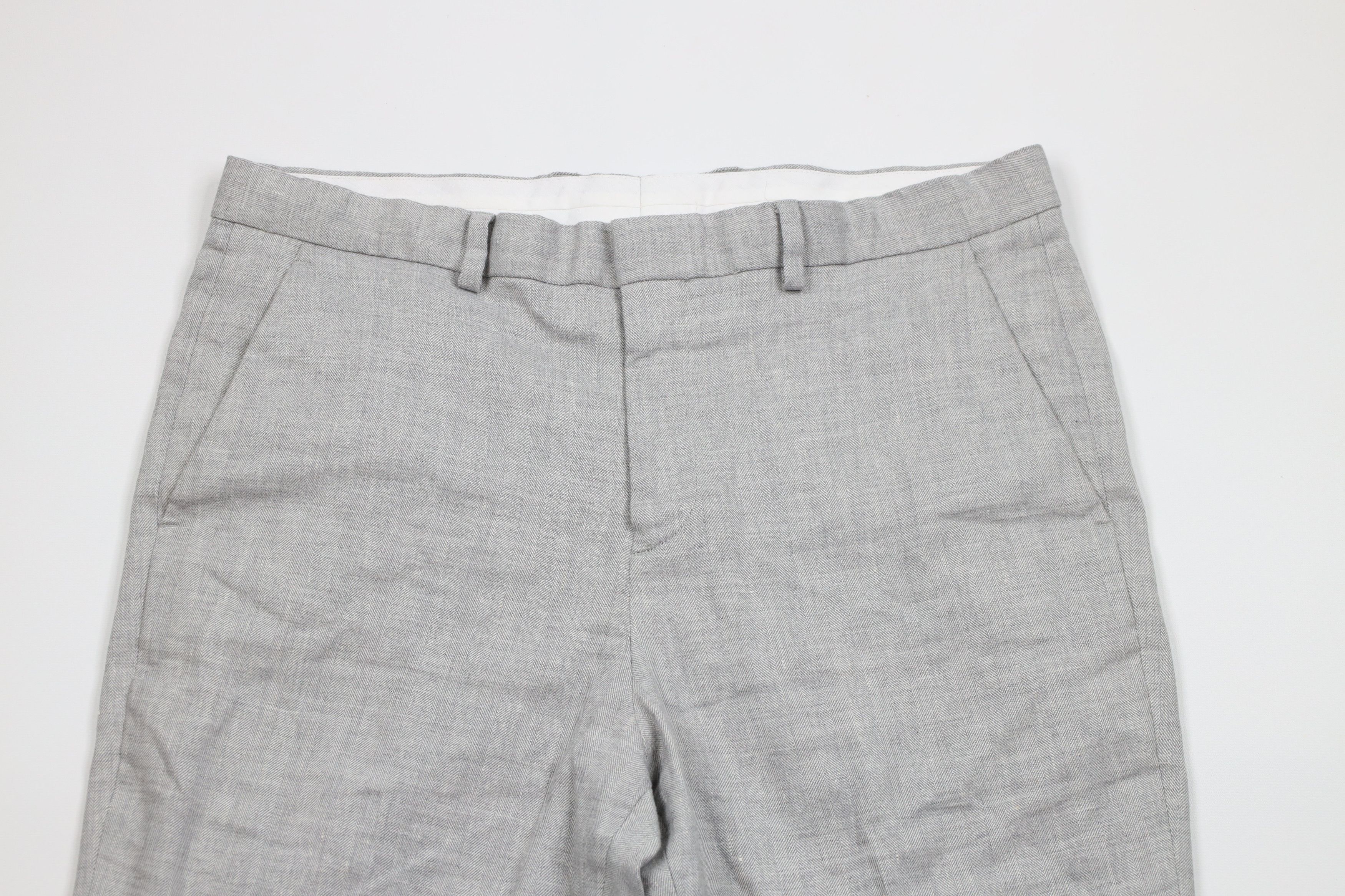 Express × Vintage Express Flannel Tapered Leg Chino Pants Trousers Gray Size US 36 / EU 52 - 2 Thumbnail