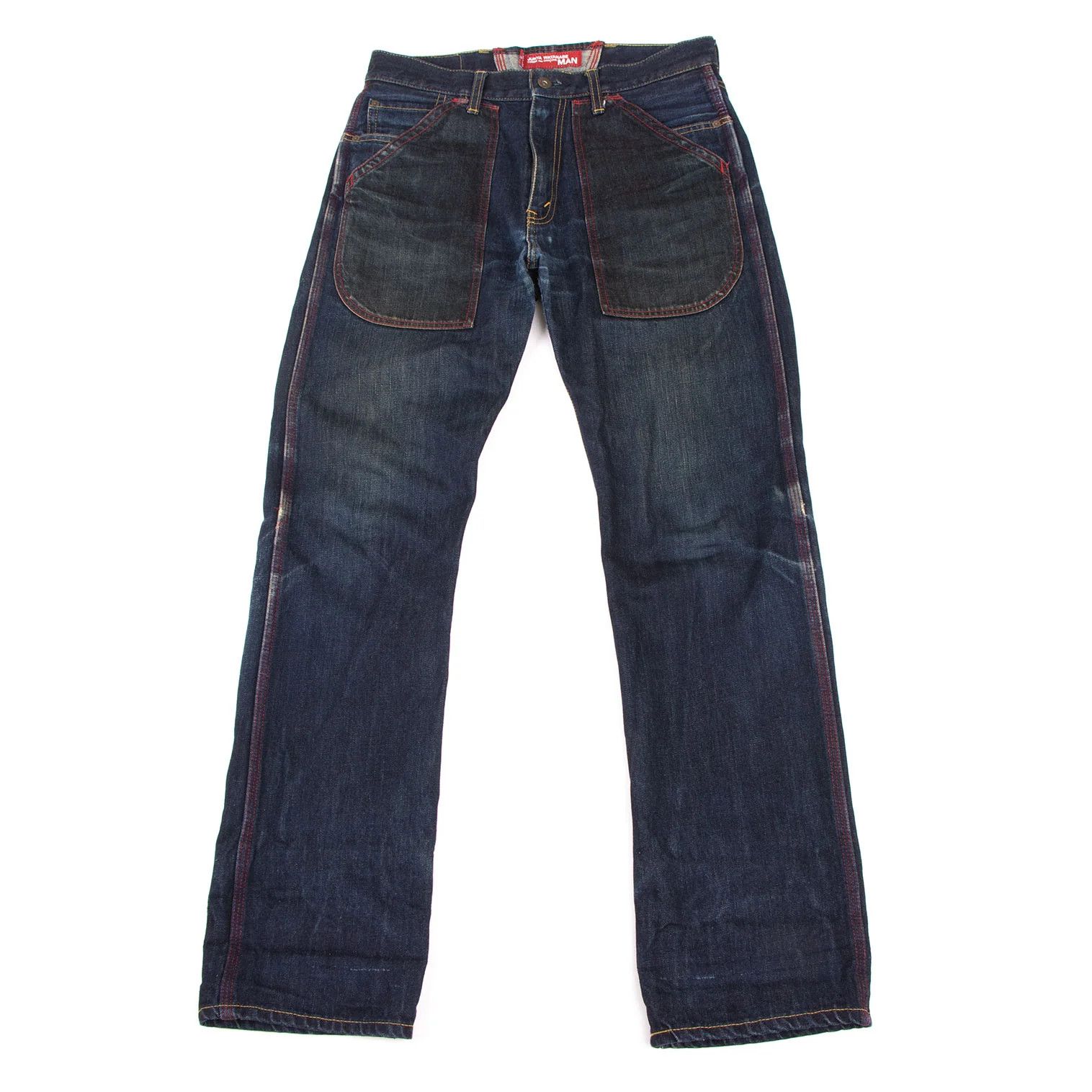 Junya Watanabe Levi's 503 Reconstructed Denim Pants Indigo Red S Size US 30 / EU 46 - 1 Thumbnail