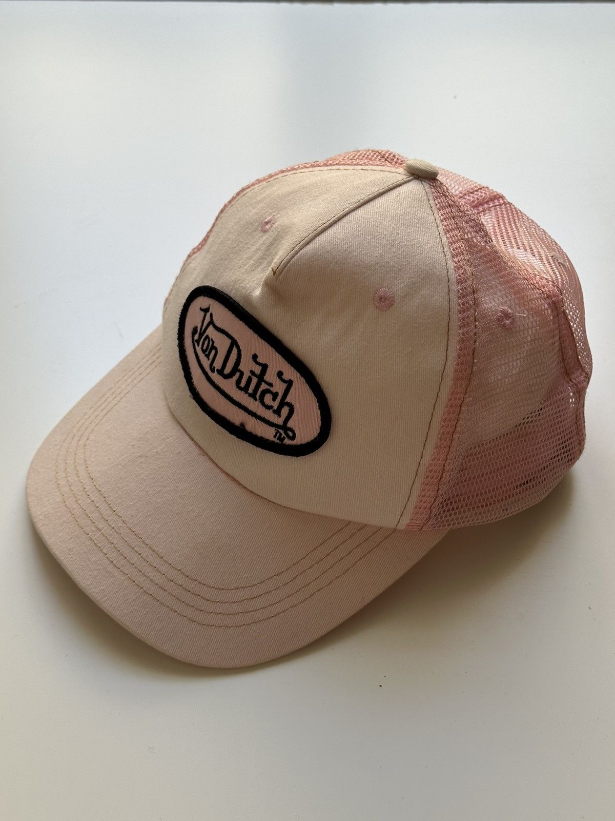 Von Dutch Von Dutch Vintage Rare Pink Logo 90s 00s y2k Rapper Cap Size ONE SIZE - 2 Thumbnail