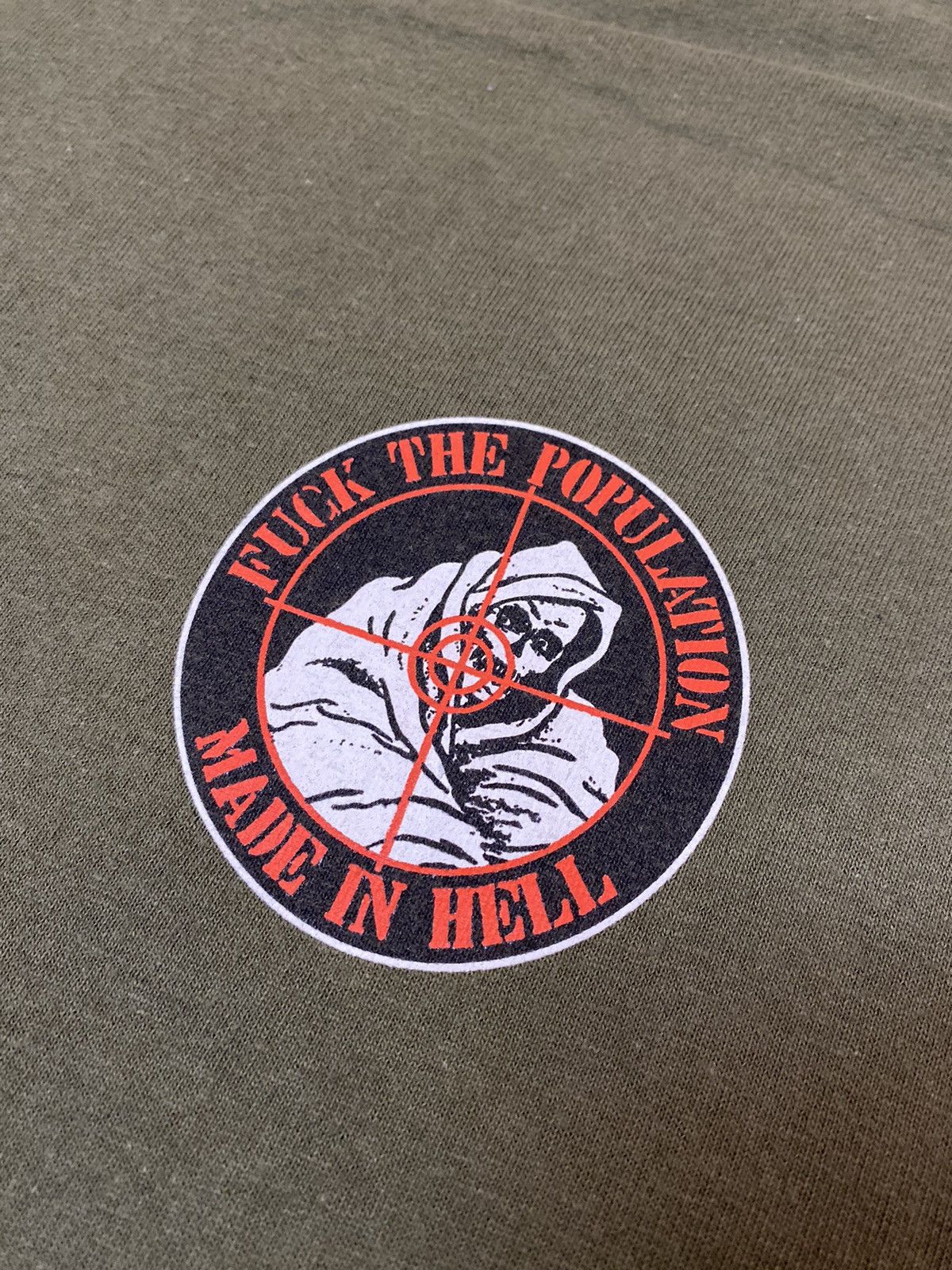 Fuck The Population FTP Made In Hell Tee Size US M / EU 48-50 / 2 - 5 Thumbnail