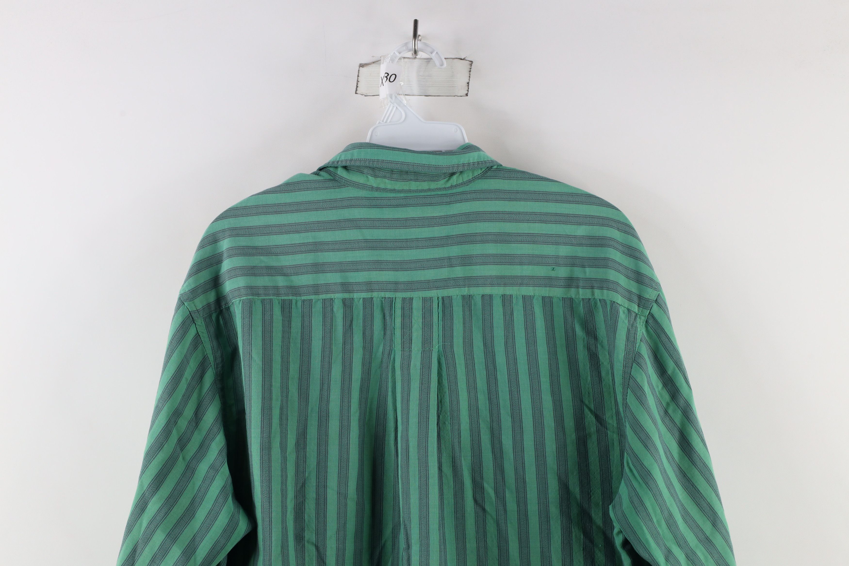 Levi's × Vintage Vintage 80s Levis Silver Label Big E Striped Button Shirt Size US M / EU 48-50 / 2 - 14 Thumbnail