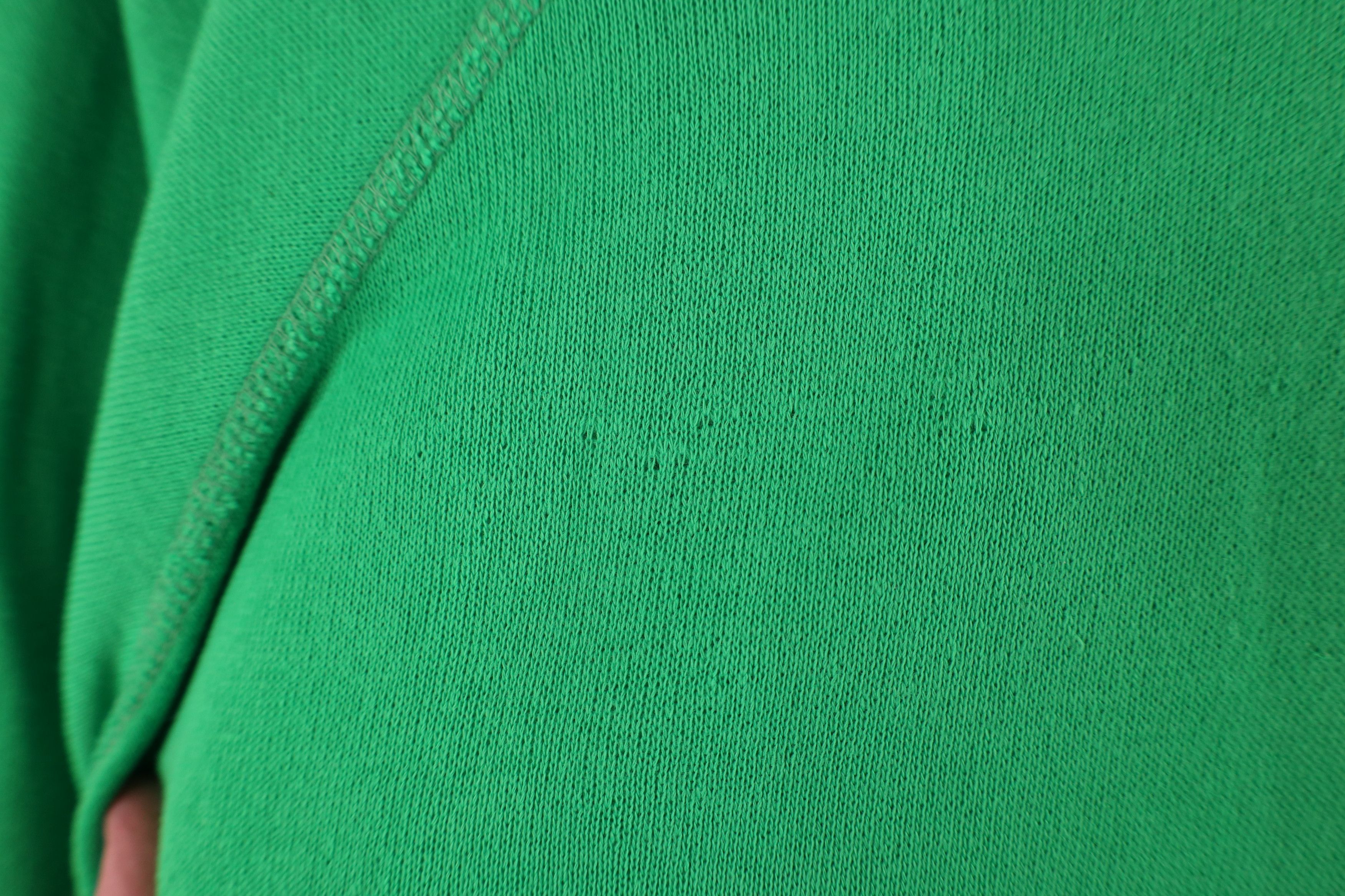 Vintage Vintage 70s Streetwear Thin Crewneck Sweatshirt Green USA Size L / US 10 / IT 46 - 5 Thumbnail