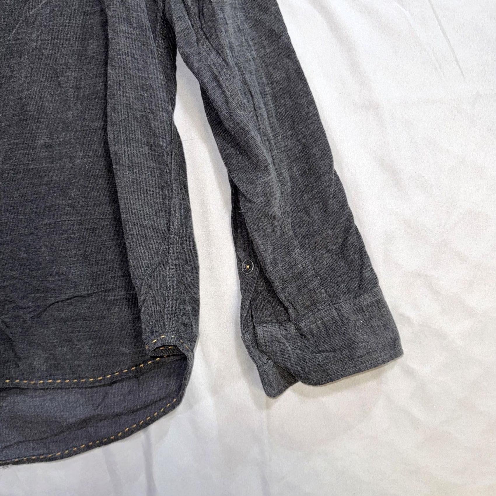 True Religion True Religion Shirt Women’s XL Gray Knit Long Sleeve Button Front Pockets Casual Size XL / US 12-14 / IT 48-50 - 7 Thumbnail