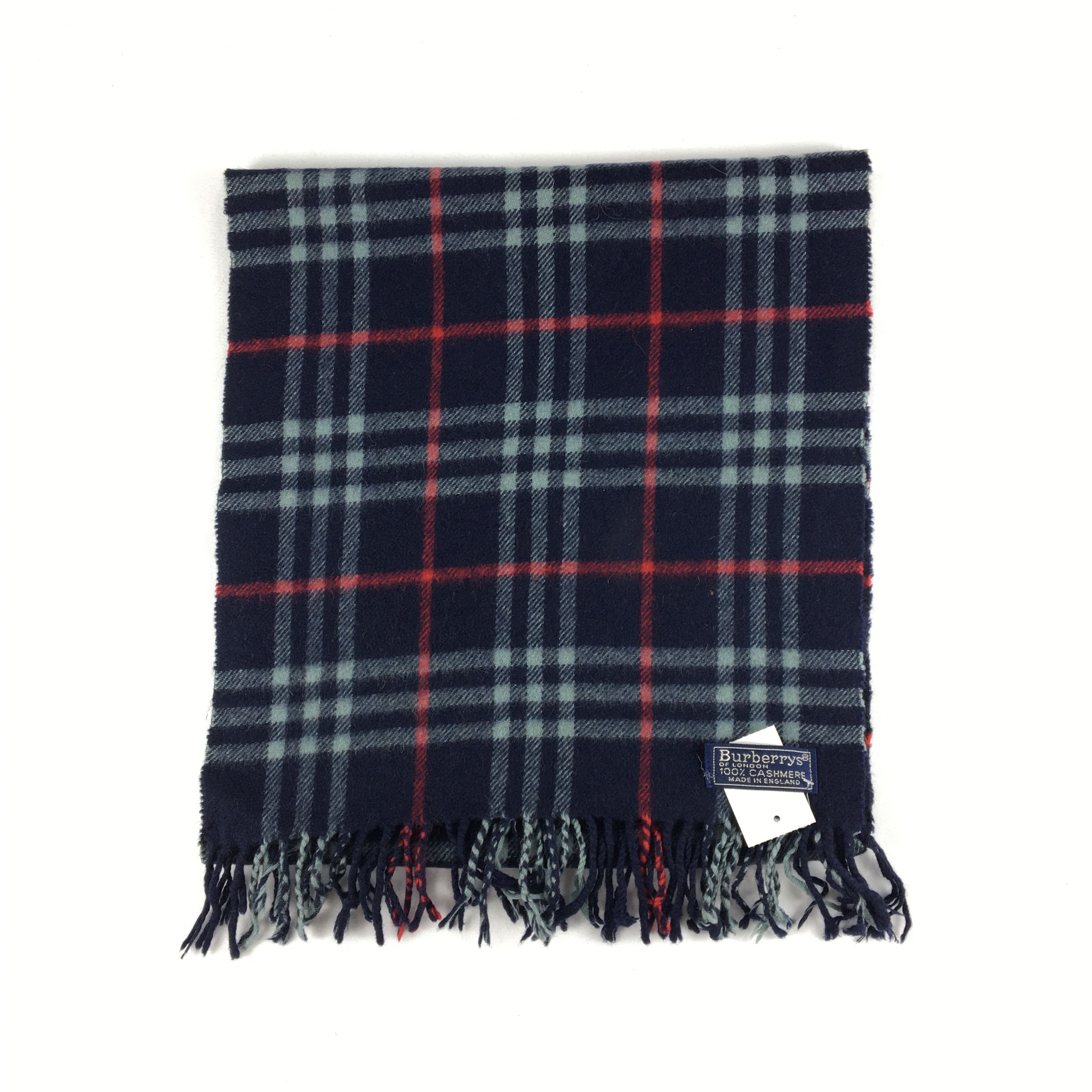 Burberry Vintage Burberry Scarf Muffler Wool Cashmere Scarves Size ONE SIZE - 3 Thumbnail