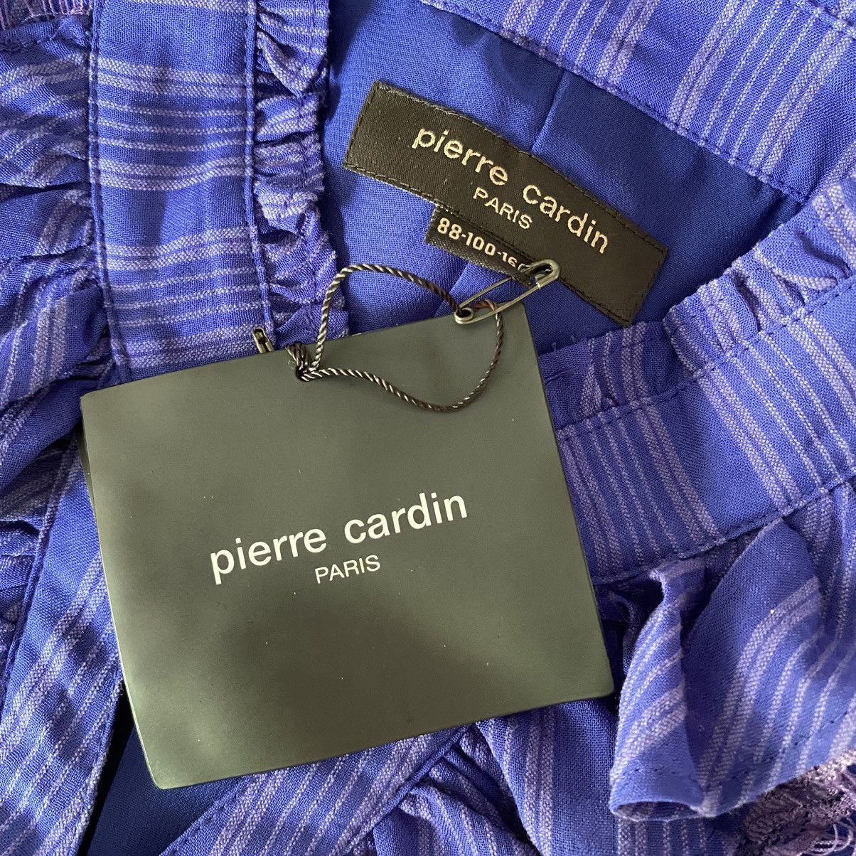 Pierre Cardin Pierre Cardin Purple Sheer Ruffle Blouse Size M / US 6-8 / IT 42-44 - 8 Thumbnail