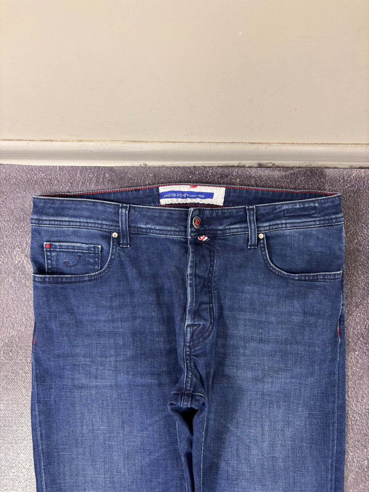 Jacob Cohen Jacob Cohen Bard Men’s Blue Jeans Cotton Blend Stretch Denim Size US 36 / EU 52 - 5 Thumbnail