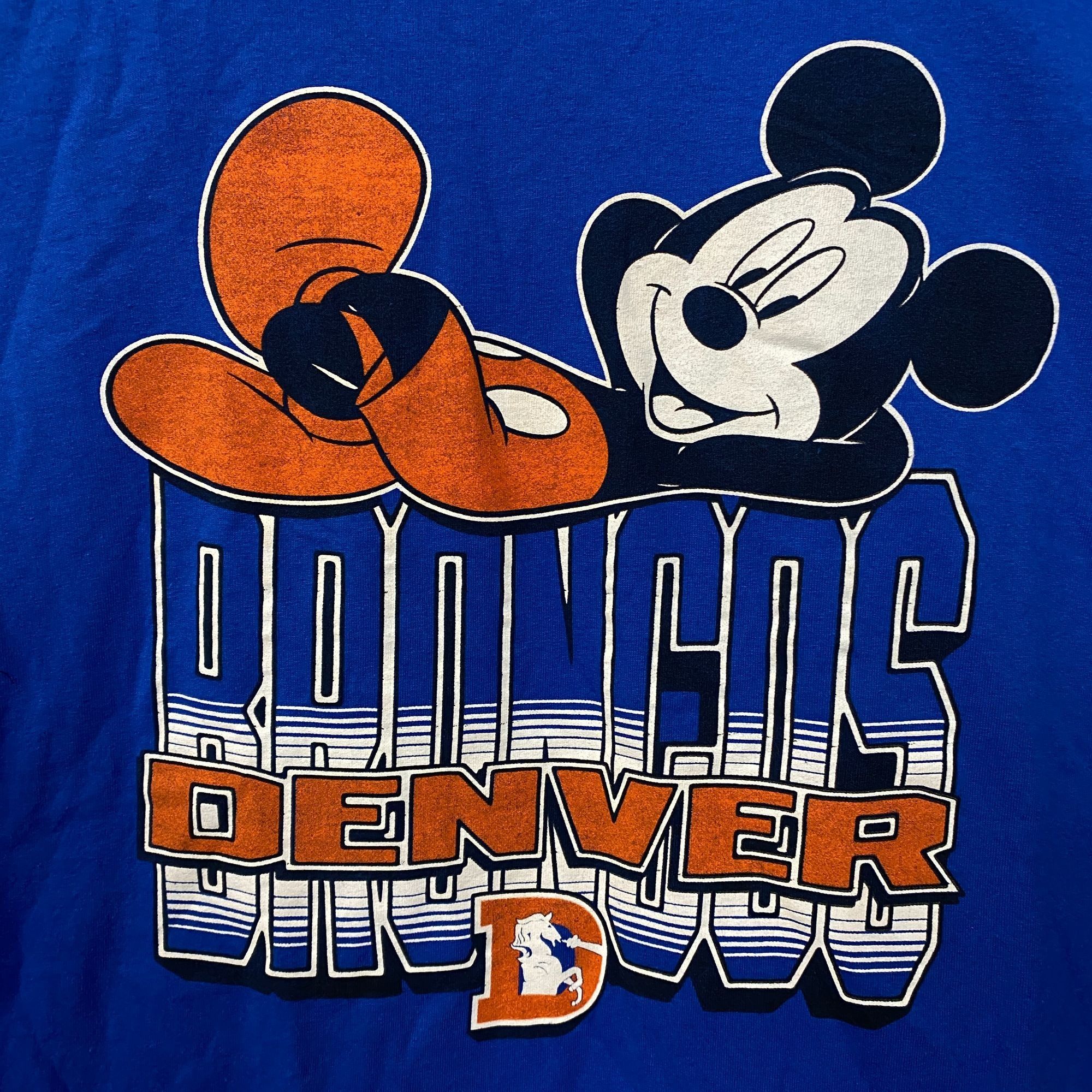 Junk Food Disney x Junk Food NFL Denver Broncos Mickey Mouse Kick Back Size US XXL / EU 58 / 5 - 2 Thumbnail