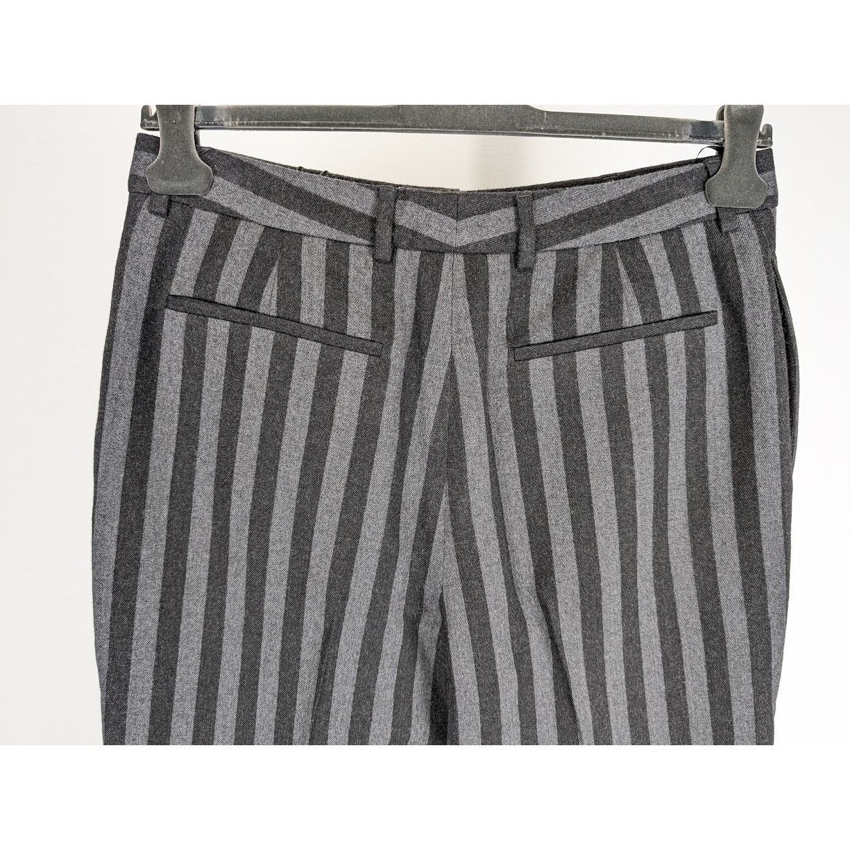 Saint Laurent Paris o1rshd1 Tailleur Rayure Brossee Pant in Gris Anthr Size US 32 / EU 48 - 14 Thumbnail