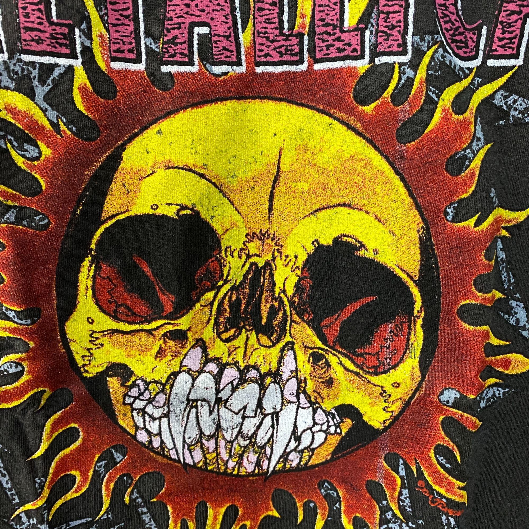 Metallica Metallica Skull Sun Heavy Metal Band T-Shirt Medium Size US M / EU 48-50 / 2 - 4 Thumbnail
