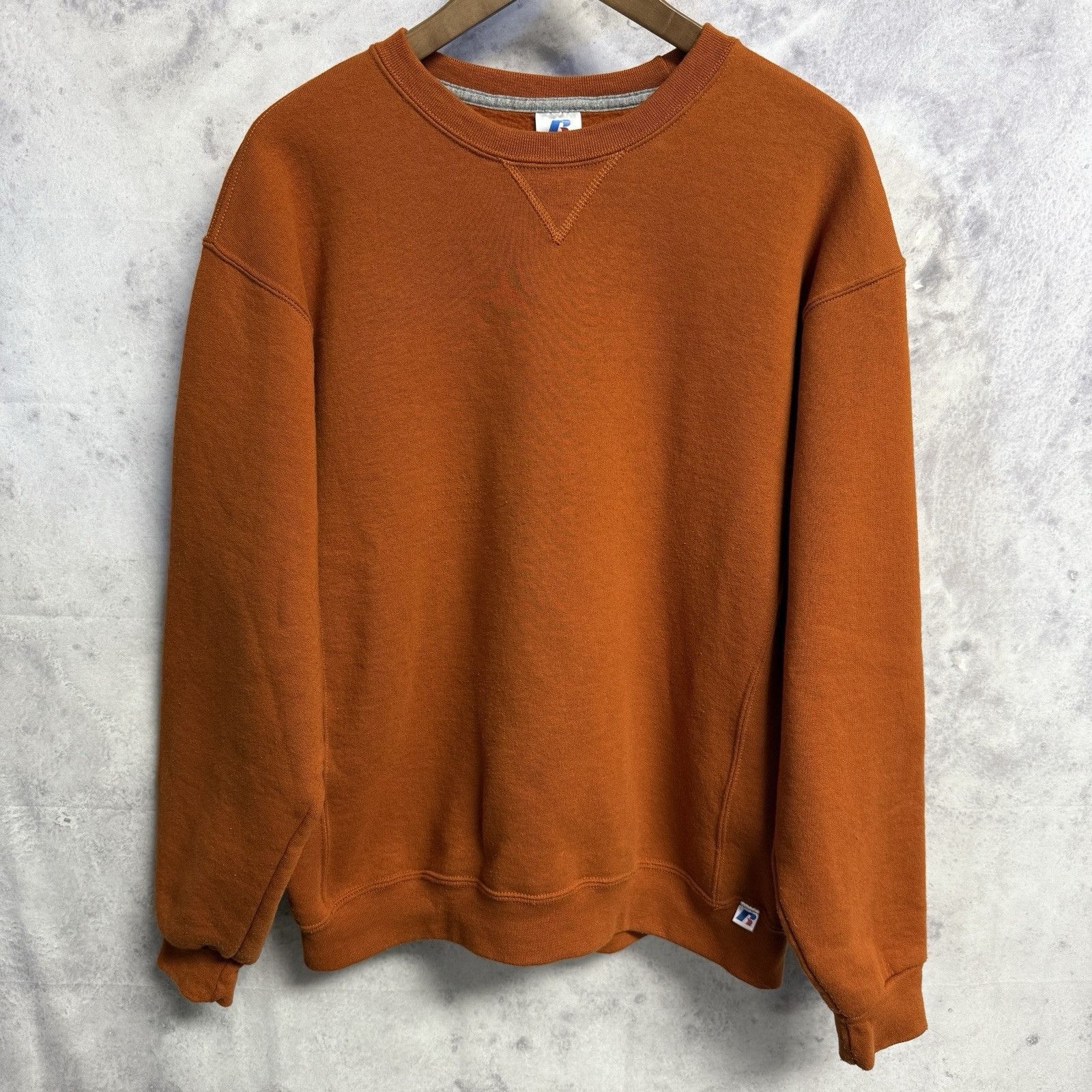 Russell Athletic Russell Athletic Sweatshirt Burnt Orange Y2k Crew Neck L Size US L / EU 52-54 / 3 - 1 Thumbnail