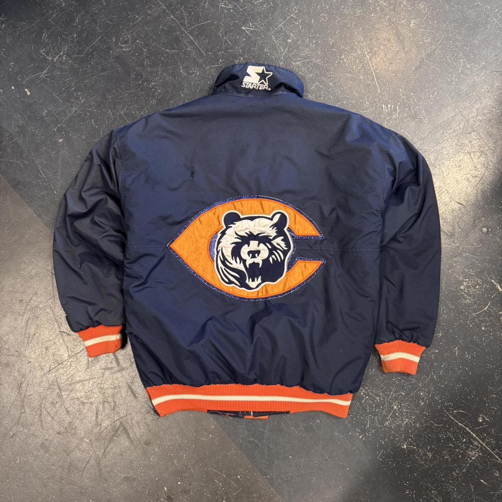 90'S Starter NFL CHICAGO BEARS スタジャン L 90'S Starter NFL CHICAGO BEARS スタジャン L NFL STARTER 90s