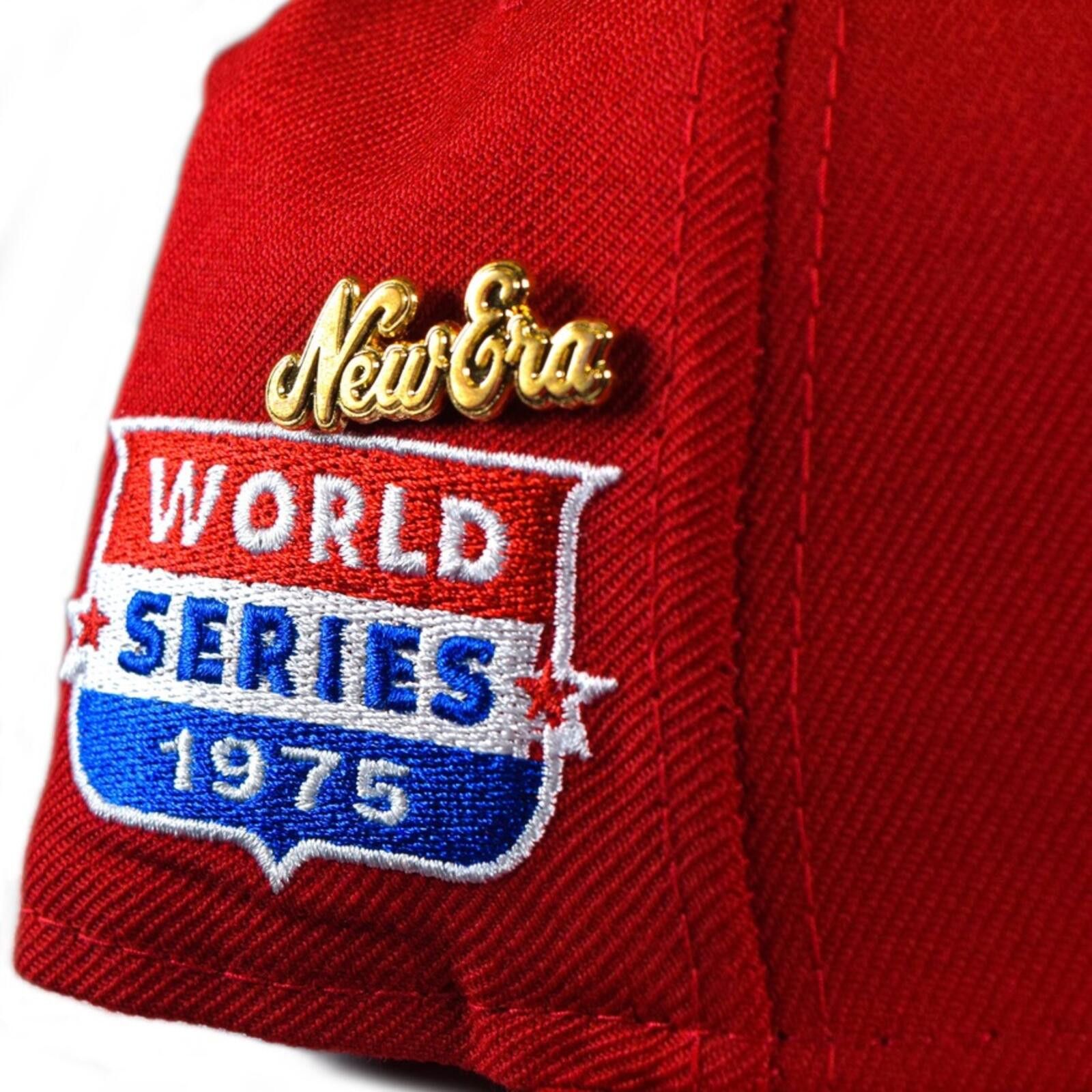 New Era New Era Cincinnati Reds 1975 World Series Pin 59FIFTY 7 3/8 Size ONE SIZE - 4 Thumbnail