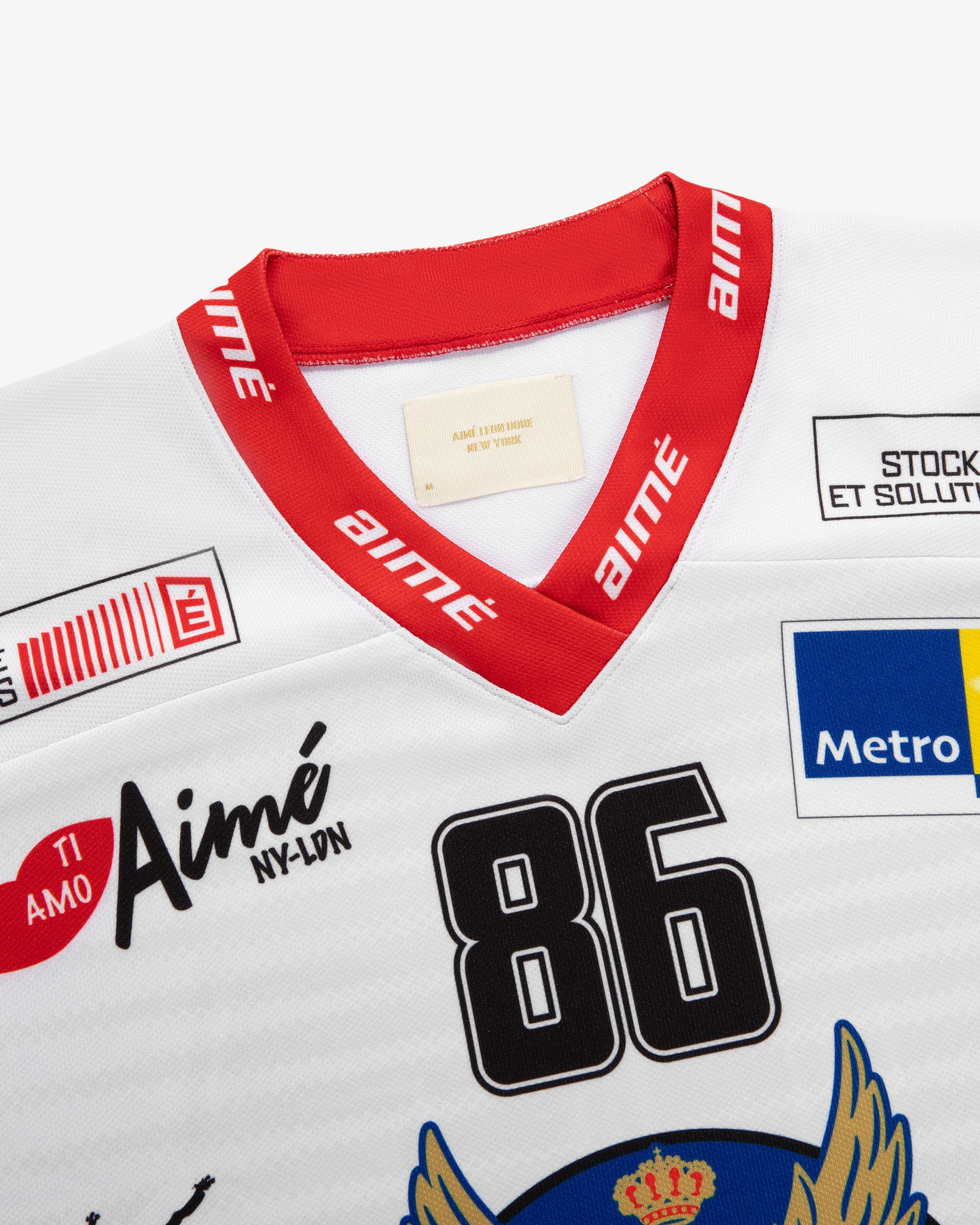 Aime Leon Dore Aime Leon Dore Team Hockey Jersey Size US XL / EU 56 / 4 - 11 Thumbnail