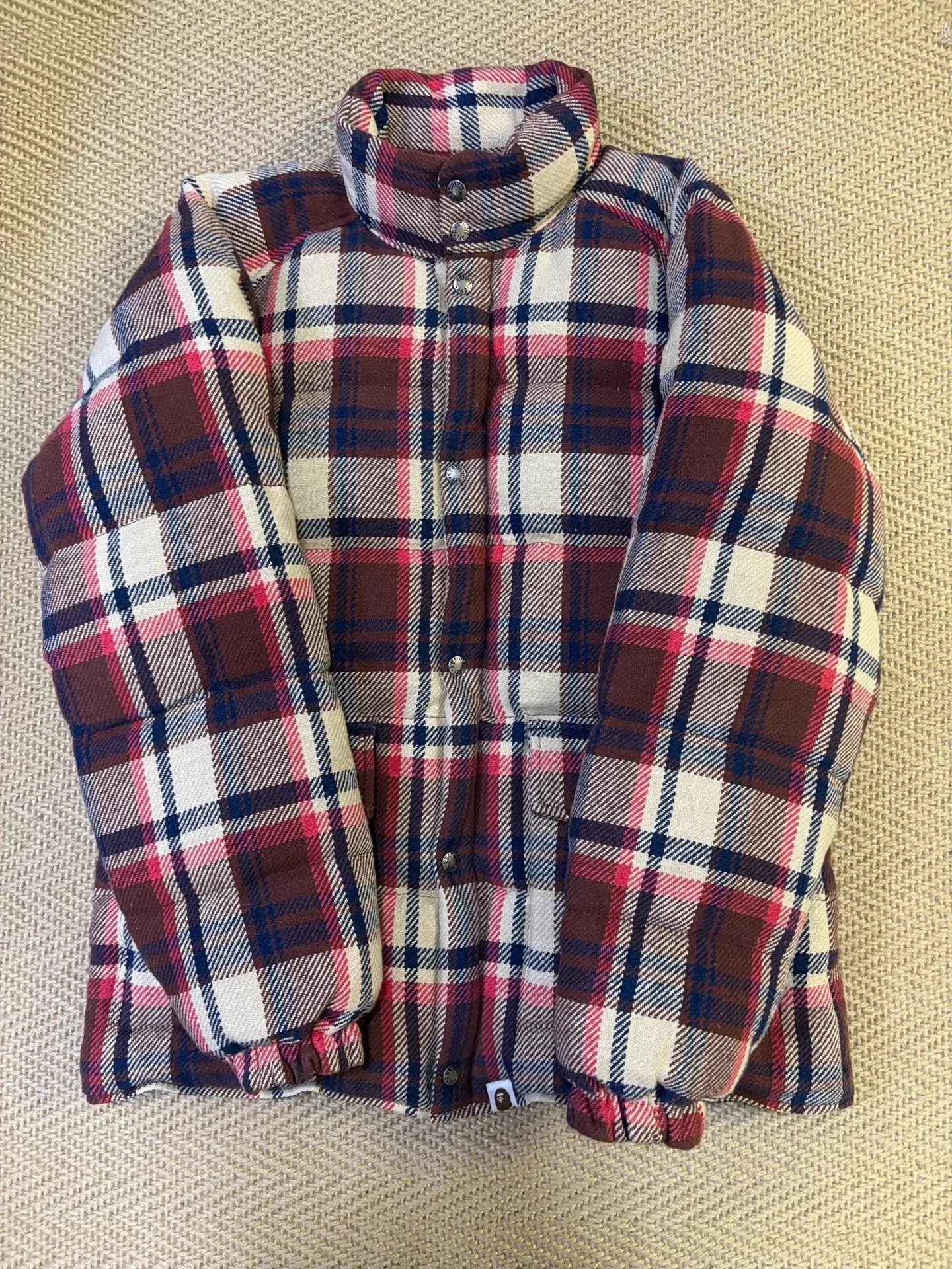 Bape Vintage BAPE NIGO Era Kimura Check Puffer L 2W Size US L / EU 52-54 / 3 - 1 Thumbnail