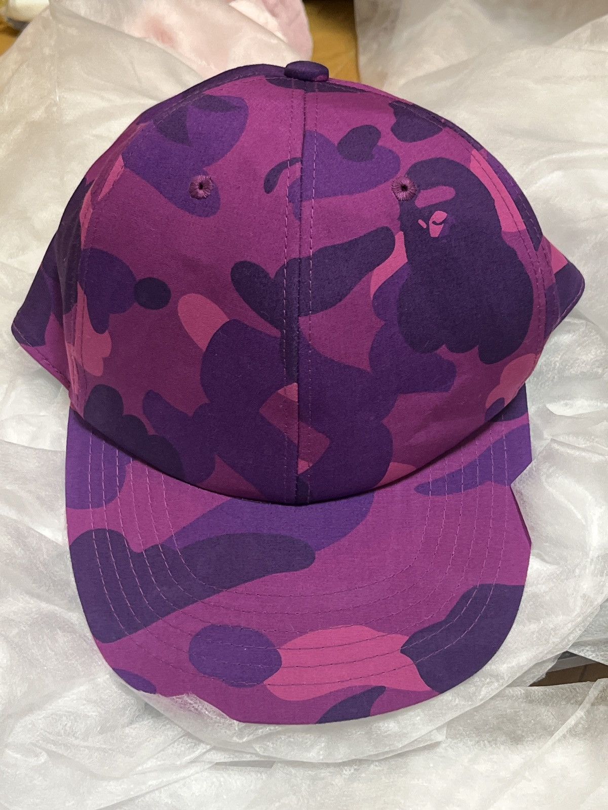 Bape Bape purple camo hat Size ONE SIZE - 1 Thumbnail