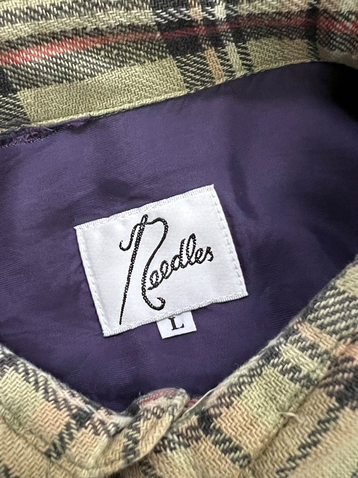 Needles Needles Boxy Cut 3/4 Sleeve Tartan Check Flannel Shirt Size US M / EU 48-50 / 2 - 10 Thumbnail
