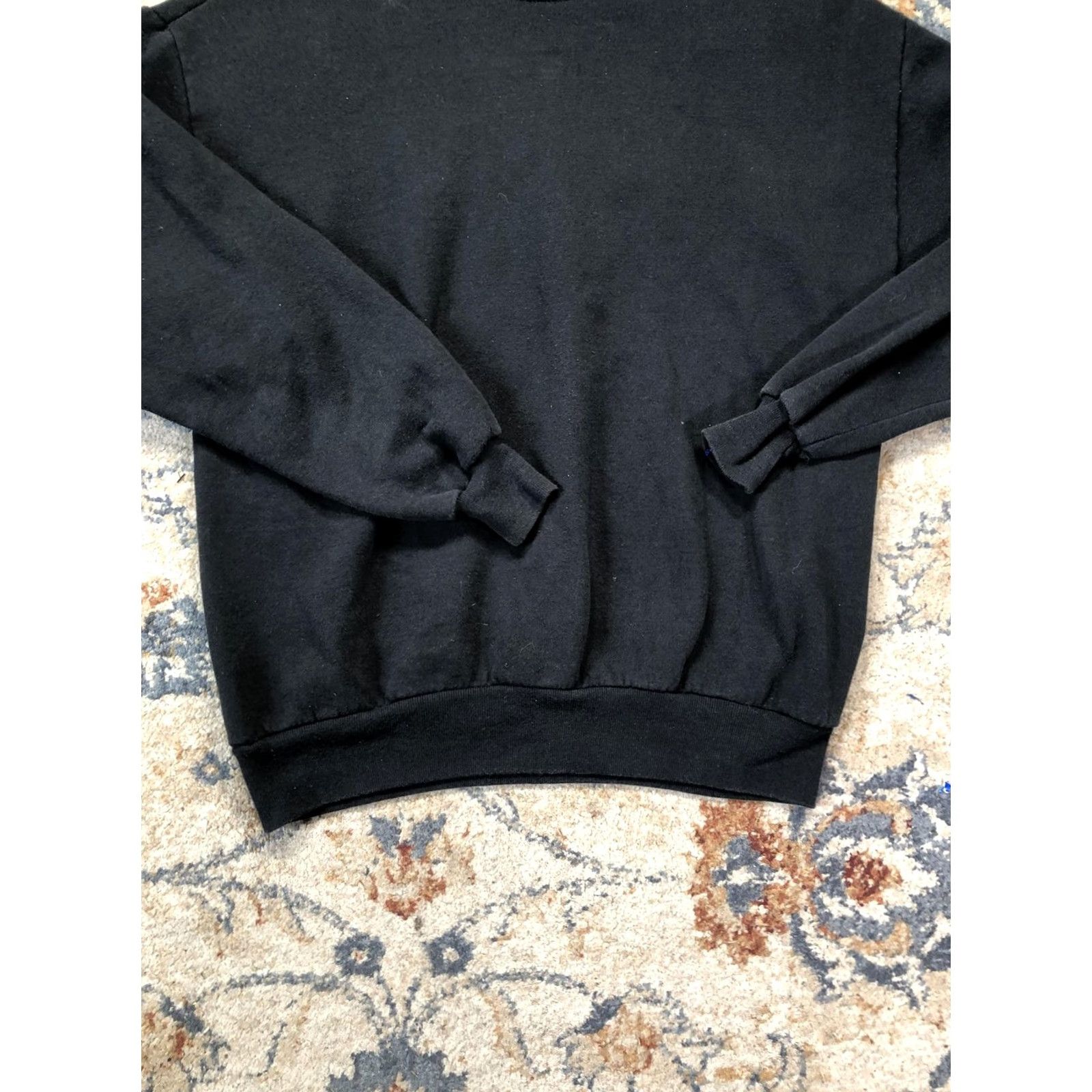 Jerzees VINTAGE Jerzees Sweatshirt Mens XL Black Crewneck Blank Made USA 90s Size US XL / EU 56 / 4 - 5 Thumbnail