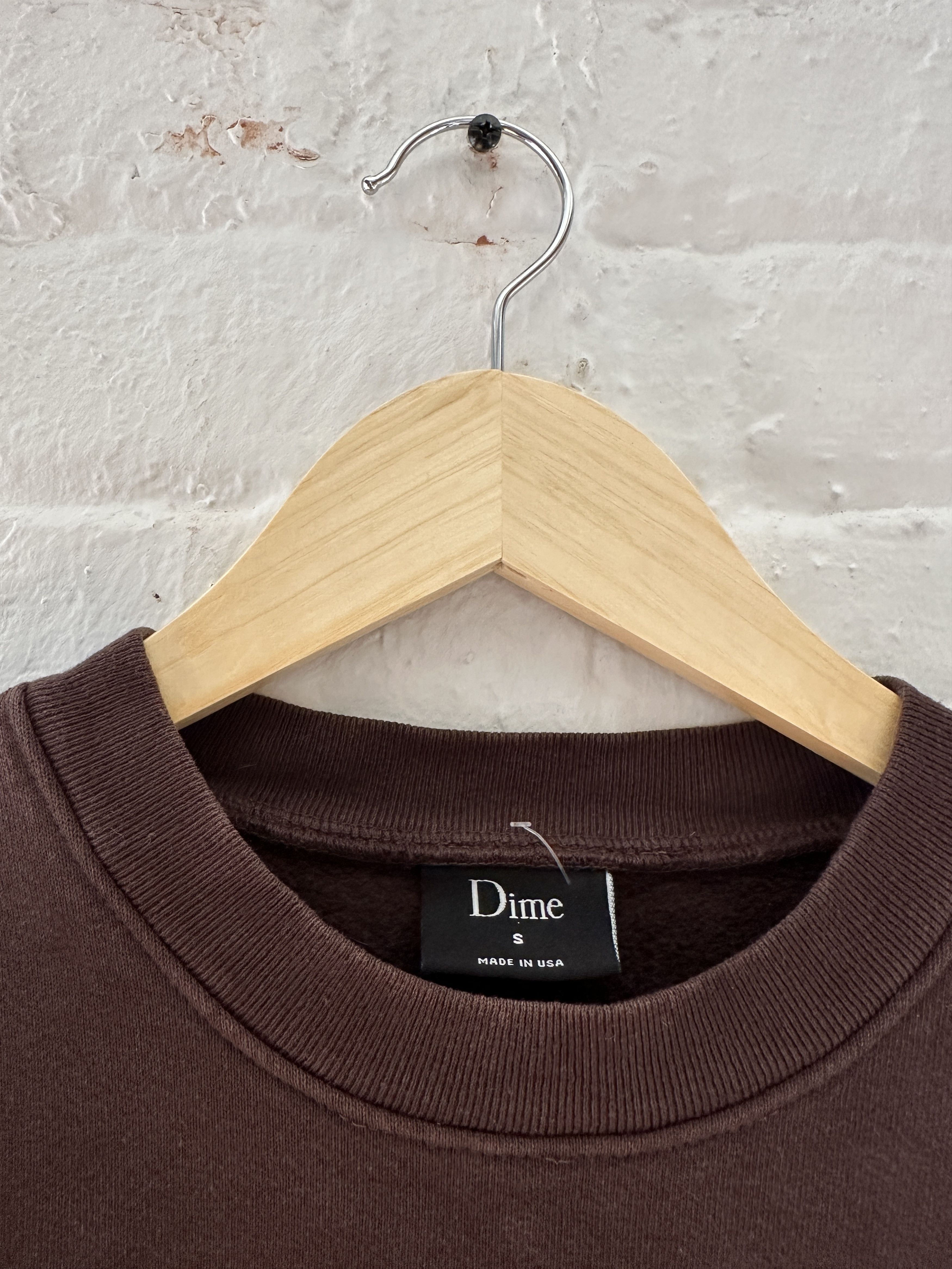 Dime Dime Embroidered Logo Crewneck Size US S / EU 44-46 / 1 - 2 Thumbnail