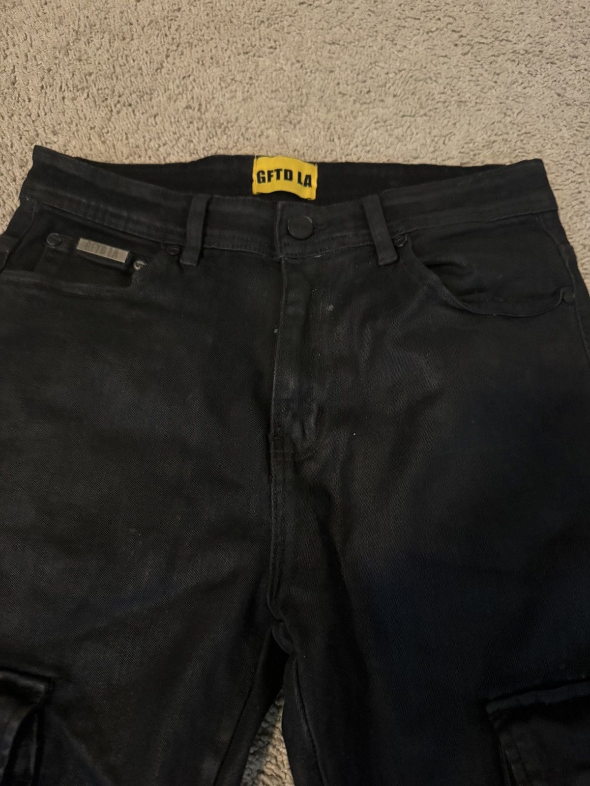 Other Black flared wax denim Size US 32 / EU 48 - 4 Thumbnail