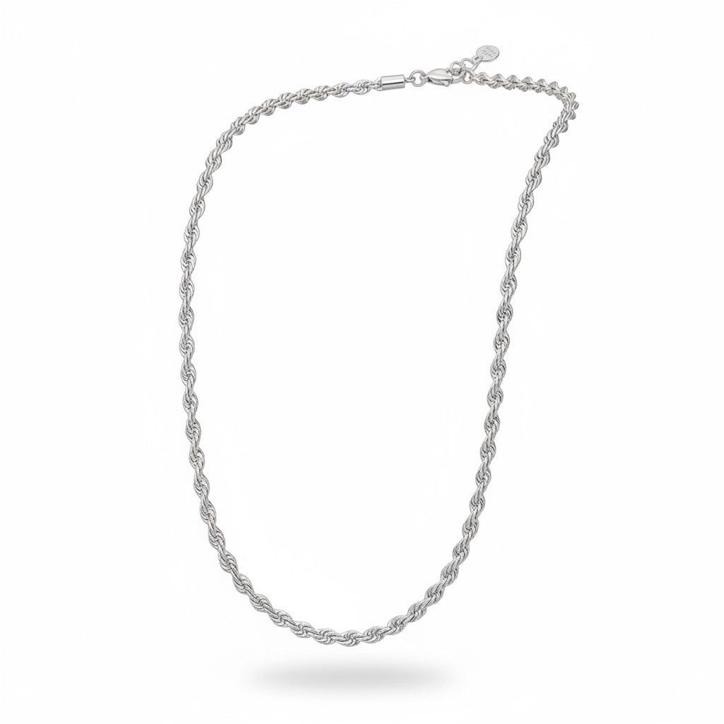 Other And Now This Silver Plated Rope Chain Necklace 18” Size ONE SIZE - 1 Thumbnail