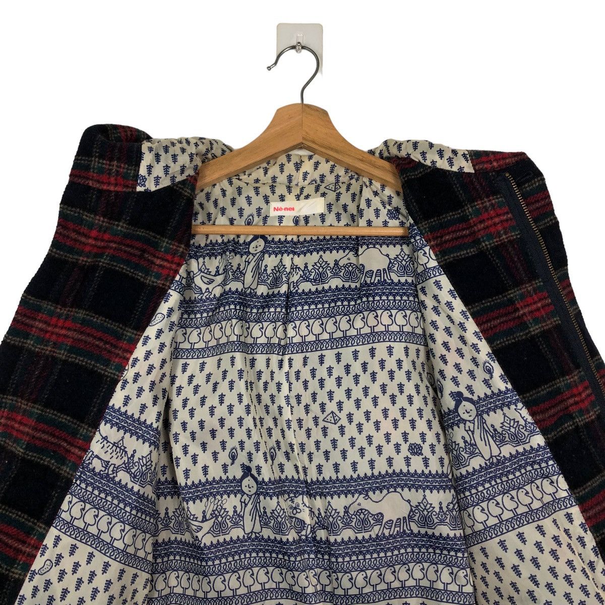 Issey Miyake Rare Oversize Hoodie Jacket Tartan Design Ne-Net Japan Made Size US M / EU 48-50 / 2 - 12 Thumbnail