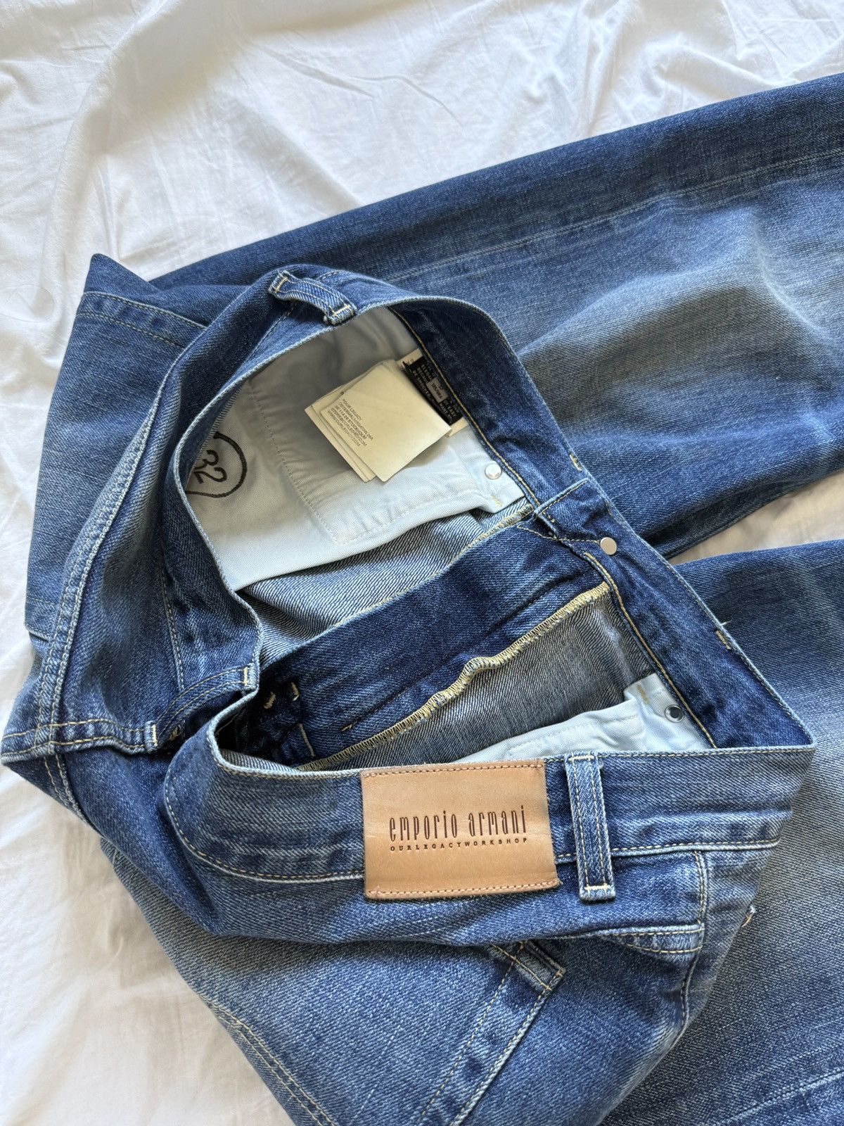 Emporio Armani × Our Legacy Our Legacy x Armani Straight Leg Denim Size US 32 / EU 48 - 2 Thumbnail
