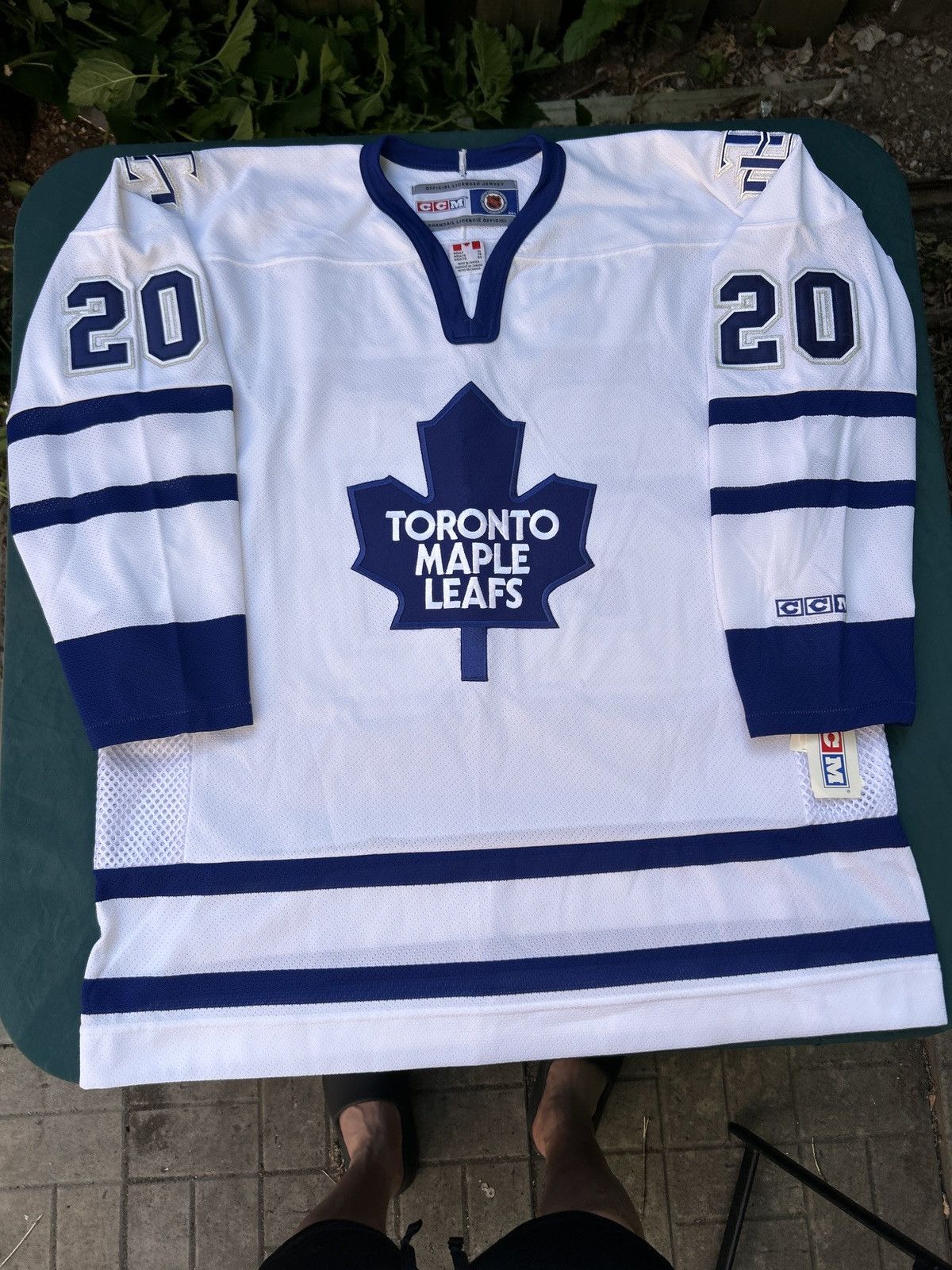 NHL Ed Belfour Signed NHL Toronto Maple Leafs CCM Jersey Size US XL / EU 56 / 4 - 11 Thumbnail