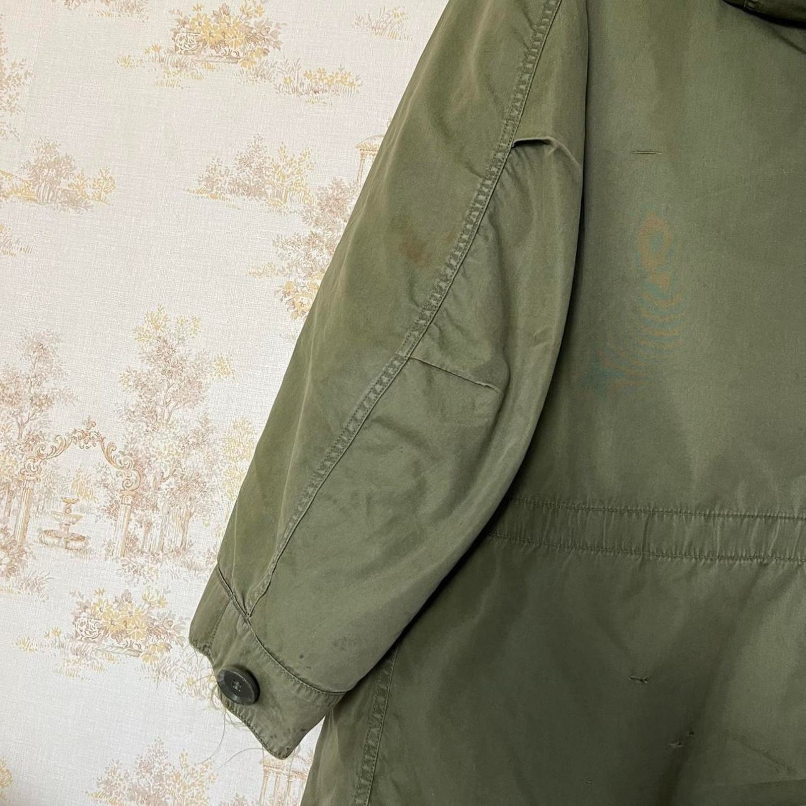 Vintage 50s US Army M-1951 Fishtail Parka | CROWN Zipper | M/L Size US L / EU 52-54 / 3 - 8 Thumbnail