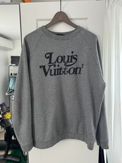 Louis Vuitton Men's XS Classic Grey LV Logo Zip Up Sweashirt Hoodie 120lv32  For Sale at 1stDibs